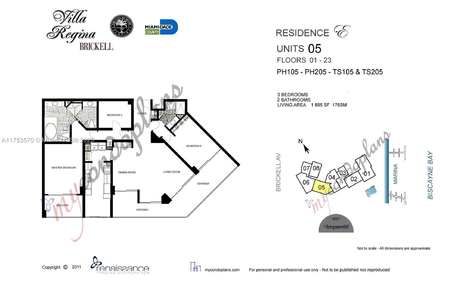 1581 Brickell Ave #PH-105, Miami FL 33129