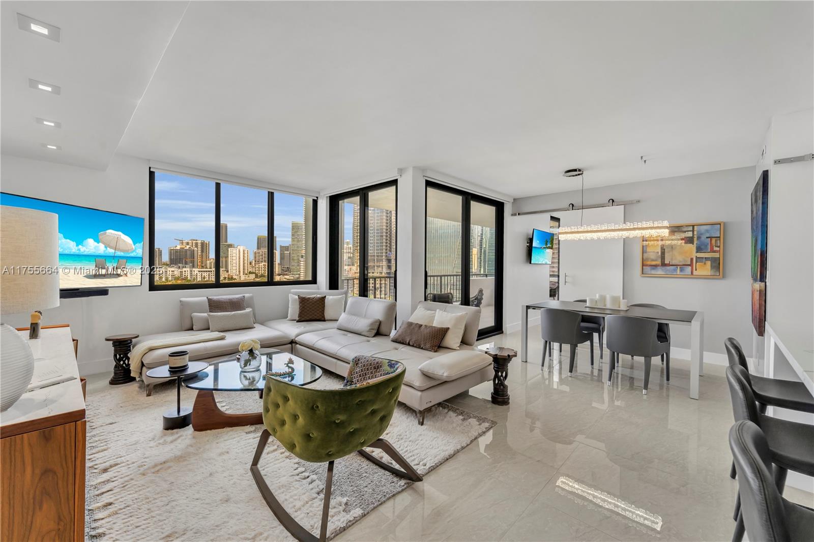 Discover this fully remodeled 1-bedroom, 1.5-bathroom condo perfectly blending modern elegance with urban convenience.  Conveniently located away from central Brickell Avenue traffic and congestion, this unit offers breathtaking city and water views which highlight the best of Miami while unwinding on your expansive private balcony. This stunning unit features impact windows for safety, sound dampening and energy efficiency, as well as ample storage space. Enjoy your easily accessible and ramp less first level parking space.  Located in one of Brickell’s most sought-after buildings, you’ll also enjoy it’s amenities such as a gym, party room, lounge area and sparkling pool with an on-site marina where slips are available to both owners and tenants.