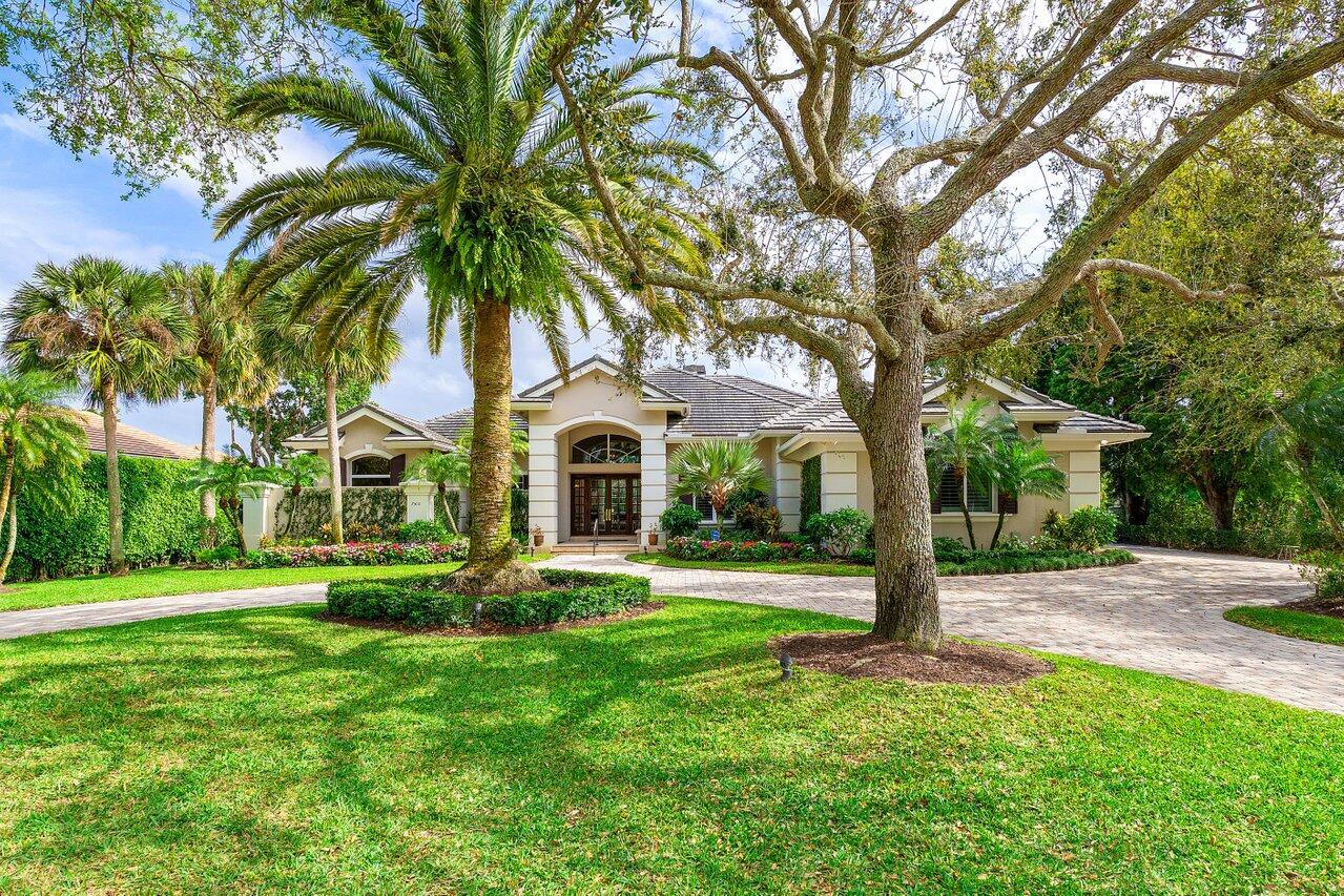 The most beautiful homesite you can imagine! Over two-thirds of an acre, cul-de-sac lot, facing south east overlooking water, preserve and the stunning par three 8th hole of a championship Pete Dye designed golf course.  This elegant custom home features many special upgrades and appointments  including impact glass, renovated kitchen, renovated pool and lanai, wet bar and butlers pantry, stunning office, both a casual and more formal dining, and a great room and a family room. Additional features include a newer roof, a powder room and cabana bath, 2  large walk in closets in the owners suite, two separate his/her baths in the primary suite,and large owners suite with a separate siting area. This is a very special home.