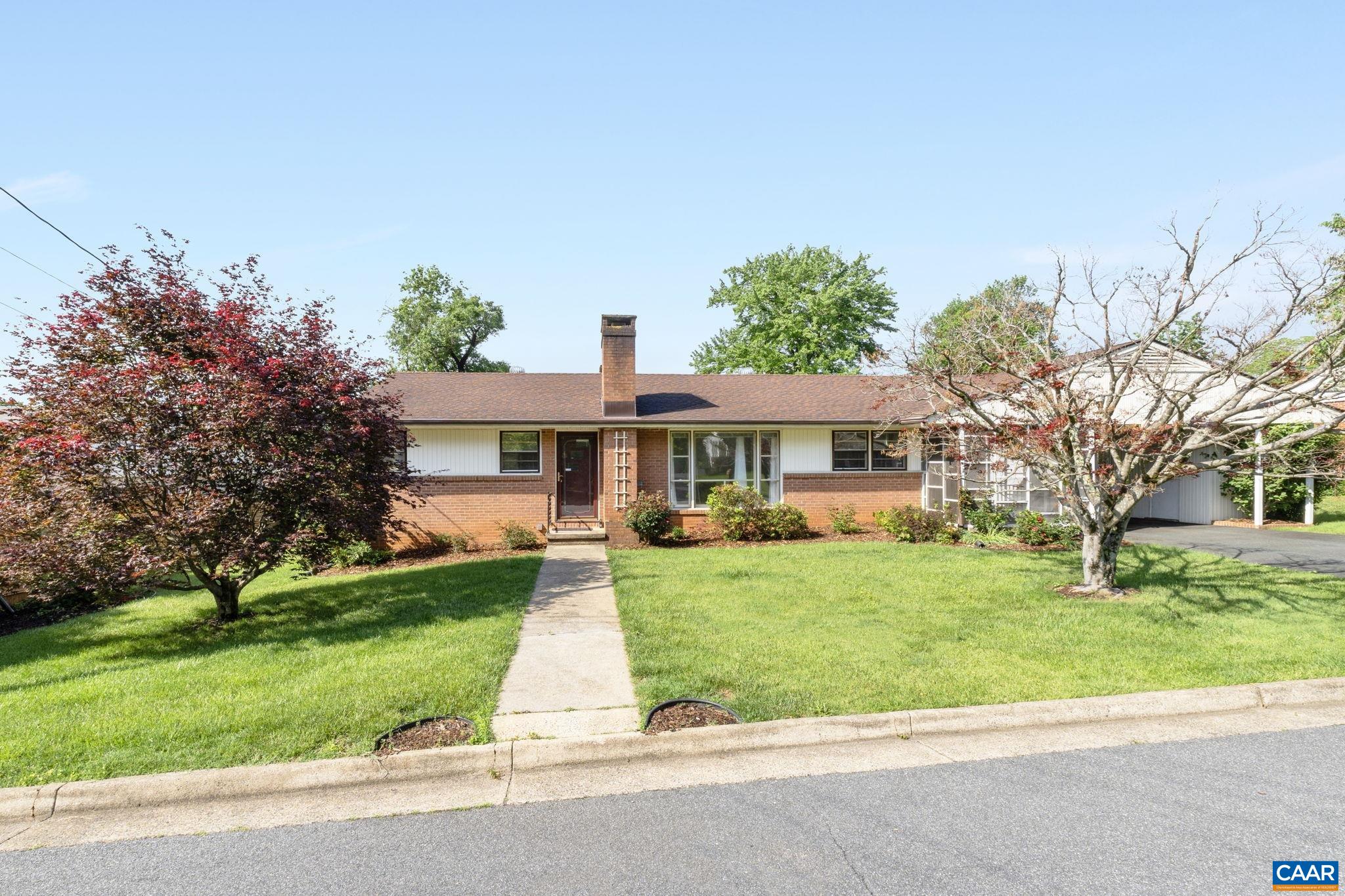 Located in a prime location on a large, level lot, this classic ranch-style home is brimming with opportunity. Featuring original details that add character and charm, this home is ready to be transformed into the vision of the next owner. Enjoy one-level living, large windows that welcome natural light, built-ins, and a gas fireplace. There is a large basement, too, with a full bathroom and ample storage. One of the home’s standout features is the screened porch, an ideal space for relaxing or entertaining. The large, fully fenced back yard provides room for games, gardening, other outdoor activities, or possibly an expansion. Situated in the centrally located Greenbrier neighborhood, this home offers both functionality and convenience. Don’t miss the chance to revitalize this charming home.