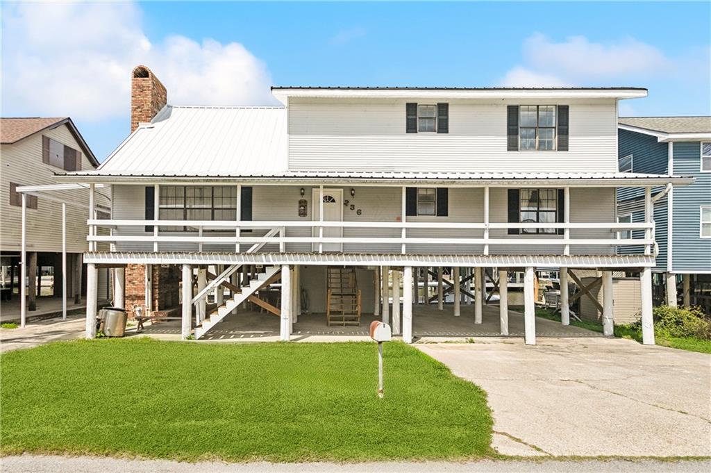 Imagine living on the water full-time or having the perfect weekend retreat. This spacious 4-bedroom, 2.5 bath home offers everything you need for comfort and fun.  Enjoy over 40 feet of waterfront with two docks — great for parking multiple boats. 

 The downstairs has a newly renovated full bath, a large full bar, and a cozy brick wood-burning fireplace — awesome  for entertaining guests year-round. The exterior features 4 x 8 cedar underneath the siding for added insulation for energy efficiency. 

With parking for four cars and countless other features, this property truly has it all. Come see it for yourself—its a must see!