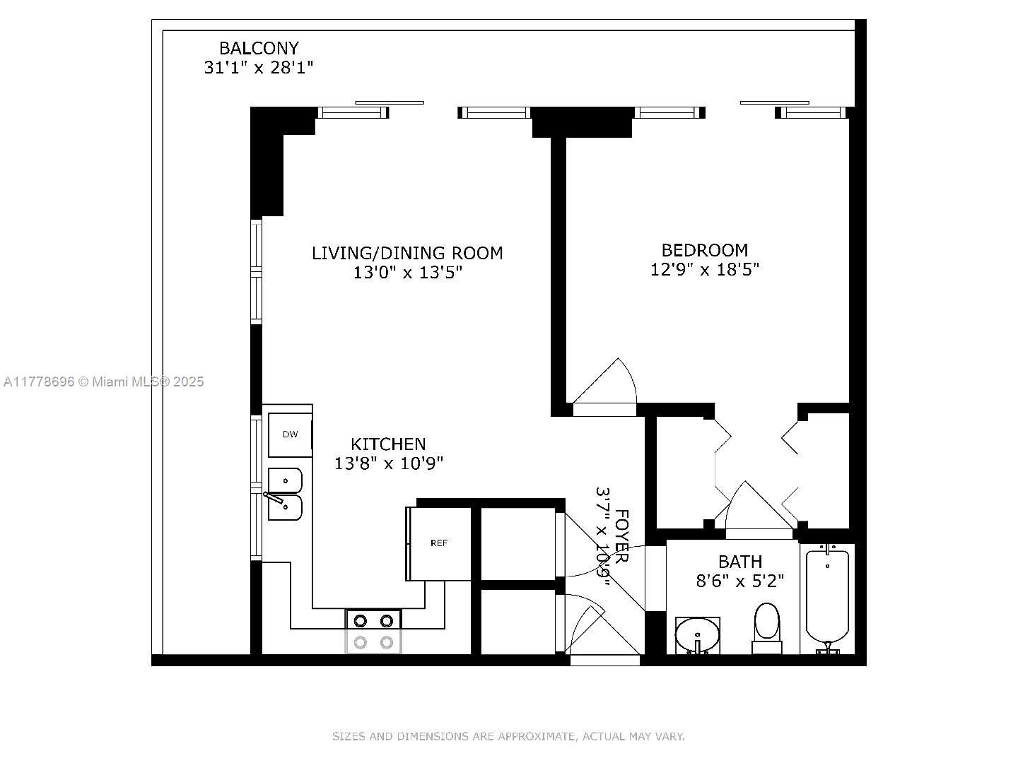 60 SW 13th St #2001, Miami FL 33130