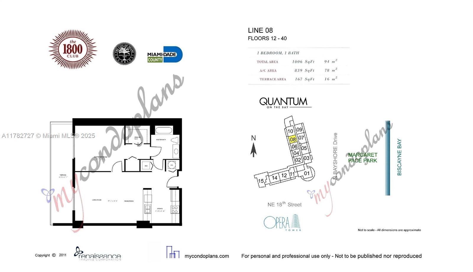 1800 N Bayshore Dr #3708, Miami FL 33132