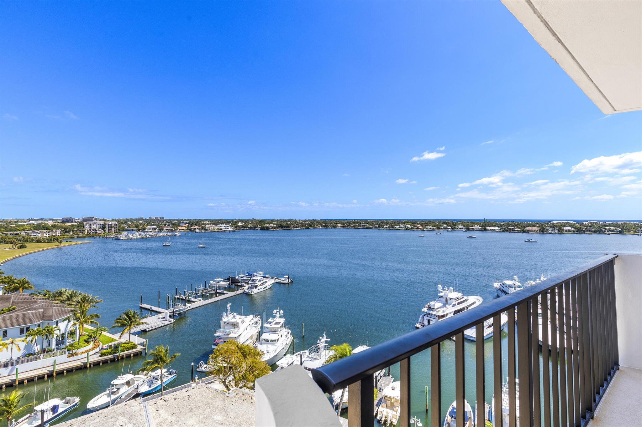 NO AGE RESTRICTIONS! GORGEOUS 2/2 WITH ONE COVERED GARAGE SPACE W/ DIRECT VIEWS OF INTRACOASTAL AND MARINA! SENSATIONAL SUNRISES AND SUNSETS! NEW HOT WATER TANK, A/C SERVICED AND NEWER APPLIANCES. BUILDING HAS FINISHED CURRENT ASSEEMENTS AND ALL HAVE BEEN PAID. ONE 20 LB. PET ALLOWED! WASHER AND DRYER IN UNIT!