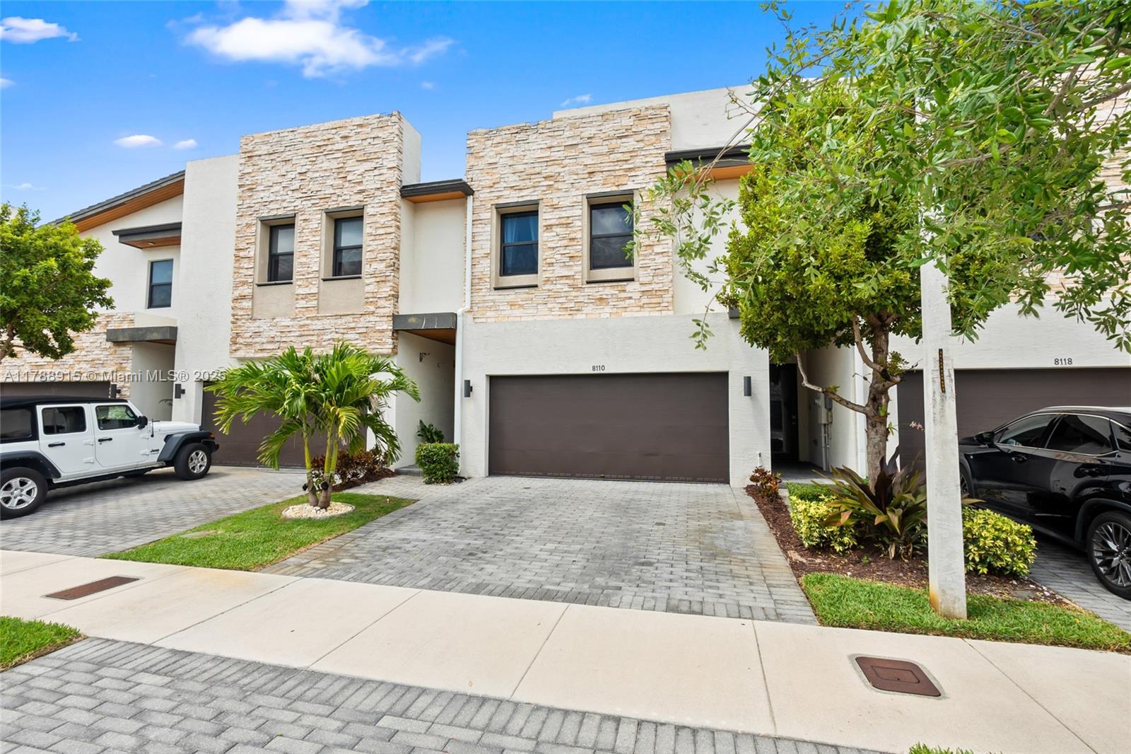 Opportunity to buy this Modern 2-story Townhouse with 3 full bedrooms, plus one studio-apartment; 3 Full Baths, Family Room, and a large exterior patio in Doral, Miami. Located in the exclusive gated community Summit at Park Central in Doral. The kitchen has granite countertops and stainless Steel Appliances. The floors on the first floor are made of ceramic tiles, and those on the second floor are covered with carpet. This 2-story townhome has 1,993 Square feet under A/C. *When you live here, your family will also enjoy the full fitness center, a fantastic swimming pool, the aquatic and playground children’s areas, and all the amenities & social areas at Park Central, the largest clubhouse in Doral. Great Schools nearby: John Smith K-8 & Ronald Reagan High School