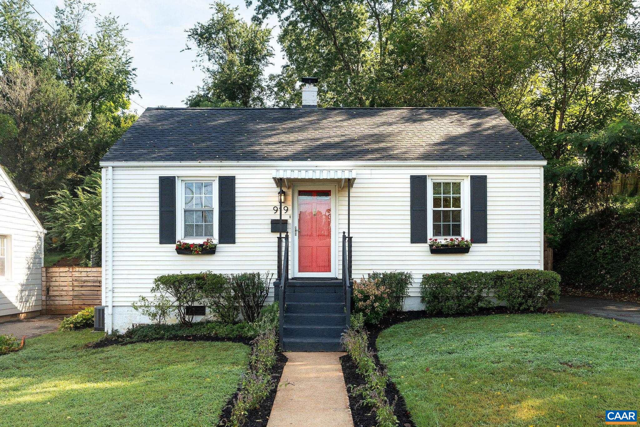 New Price! Exceptional Opportunity in Belmont – Move-In Ready Cottage + Buildable Lot with mountain views. Don’t miss this rare chance to own a charming, move-in ready Belmont cottage with approved and easily buildable sub-lot—perfect for investment, expansion, or building your dream home. The sub lot is city-approved and ready to be recorded, offering rear and side access via the paper street Castalia, located just to the right of the home. Idyllic cottage move in ready cottage with flower boxes and plant lined path. Thoughtfully updated throughout, recent upgrades include new HVAC, roof, water and sewer lines, updated plumbing, electrical, and more. Inside, enjoy an inviting eat-in kitchen with granite countertops, gas range, dishwasher, and in-unit washer & dryer. Hardwood floors and abundant natural light add warmth and character throughout the home. The fully fenced yard provides privacy, while off-street parking adds everyday convenience. All of this just a short stroll to some of Charlottesville’s best restaurants and shops in downtown Belmont. A truly unique opportunity to live in, invest, and build—all on one property.