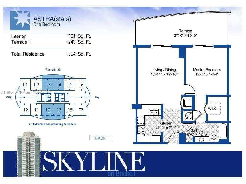 2101 Brickell Ave #1611, Miami FL 33129