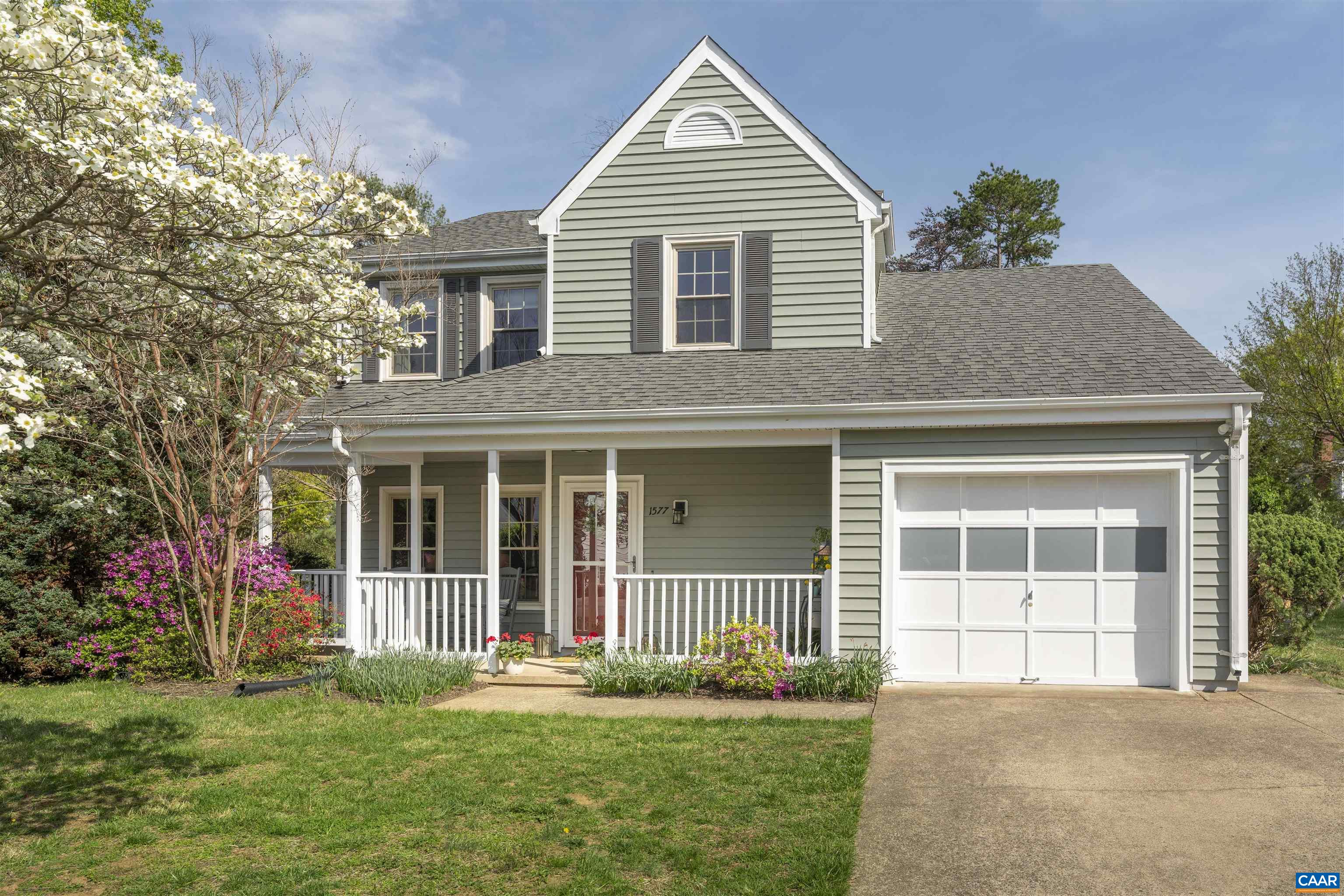 Beautifully updated quintessential traditional home located in a desirable, sidewalk-lined subdivision in the heart of town just minutes to shopping, dining, & local schools. Situated on a flat, usable lot, this home with a family room addition offers style and function with updated kitchen and baths, fresh paint & flooring, new siding, and plenty of storage. Enjoy the flexibility of two spacious living rooms, perfect for relaxing, hosting guests, or setting up a playroom or home office. A formal dining room provides a dedicated space for family meals and special gatherings. Outside, a newly updated covered front porch welcomes you in, while the rear patio is perfect for outdoor dining and weekend barbecues. The expansive backyard also features a huge shed with power—perfect for a workshop, storage, or hobby space.