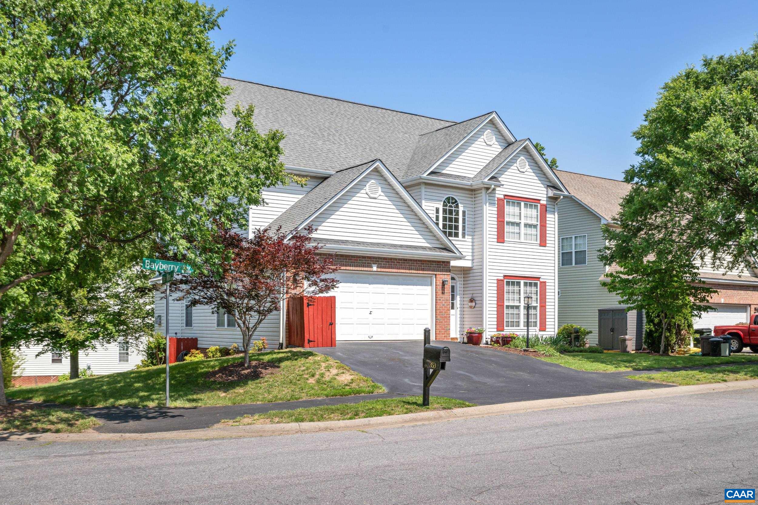 PRICE REDUCED - $635,000! This wonderful.home north of town near Hollymead Town Center features a larg corner lot and home in Deerwood Village, easy access to "town" via the incredible Berkmar Extended. Built 2004 and beautifully improved top to bottom.  Gathering areas and private escapes are combined in this home to provide comfort and function.  Spacious rooms for living and sleeping, and the incredible terrace level with gathering and media spaces, bed/ba, and walk out to dry patio & hot tub.  A main level bedroom and spacious bath were originally created for "Mom", a wonderful asset for multi-generational living, could easily become a main-level kid space, an office, or a wonderful library! The screened porch and over-sized deck are perfect for entertaining!  The main level is designed for joyful living, with a great kitchen and wide open family room, along with terrific casual dining.  A formal dining area and formal living room (great for a piano). The garage features storage and a workshop area.  Don't miss the floor plans and 3D Virtual Tour.