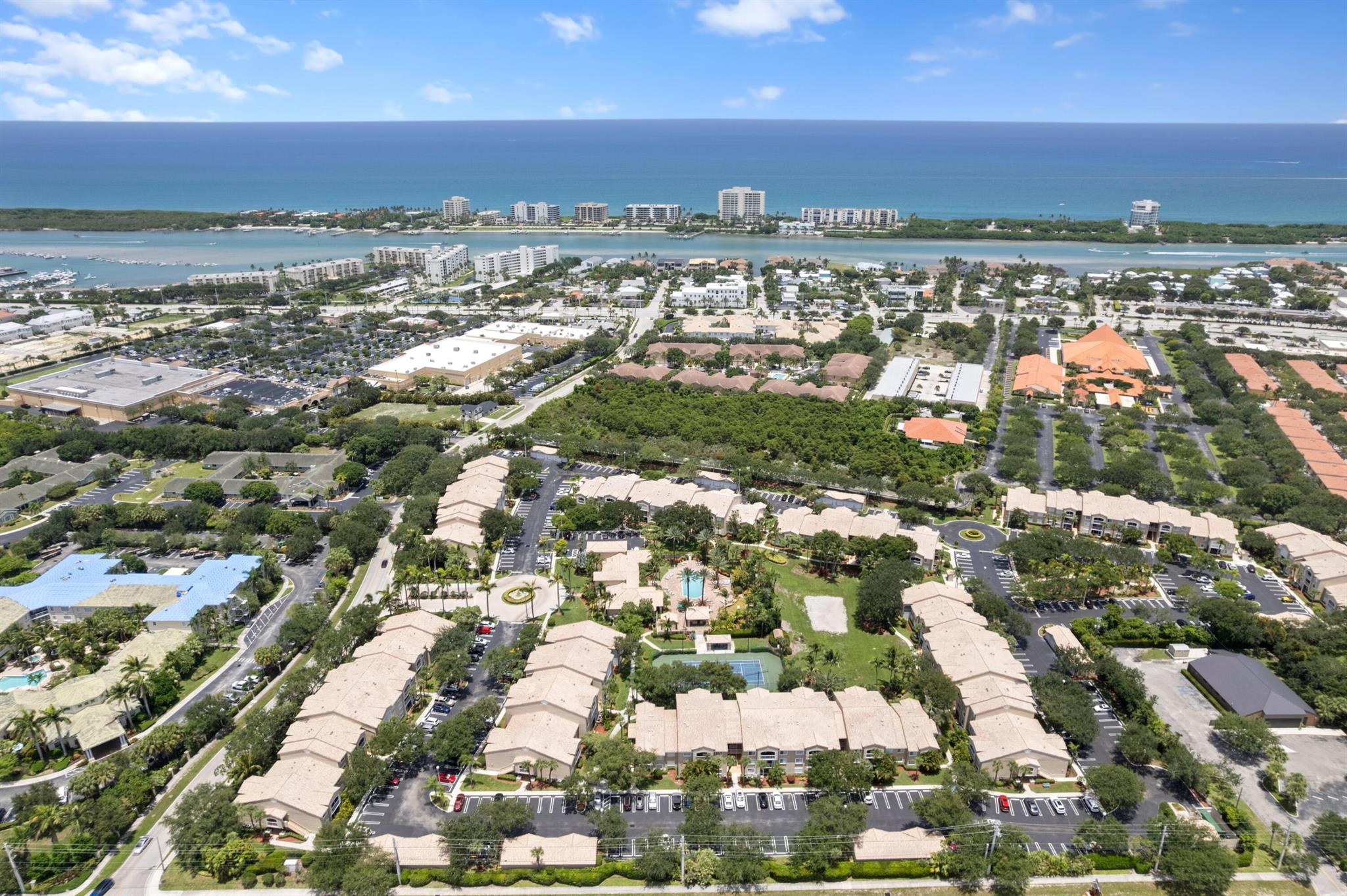Ground floor two-bedroom, two-bathroom condo featuring a rarely available one-car garage and a screened-in patio. This beautifully appointed residence is offered fully turnkey, ready for immediate enjoyment. Located in Lighthouse Cove, one of Tequesta's most desirable condo communities, residents enjoy an array of top-tier amenities including a heated saltwater pool, three barbecue areas, a fitness center, business center, billiards room, and a handball court. Additional offerings include tennis, pickleball, and beach volleyball, creating the perfect balance of relaxation and recreation.