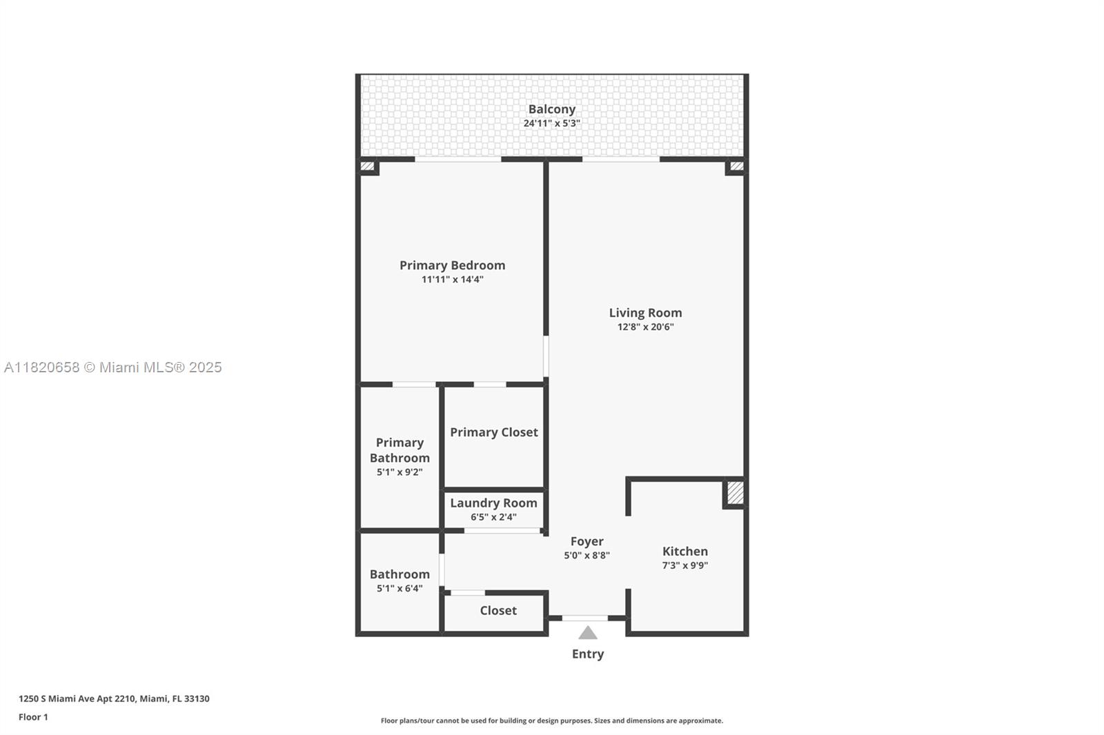 1250 S Miami Ave #2210, Miami FL 33130