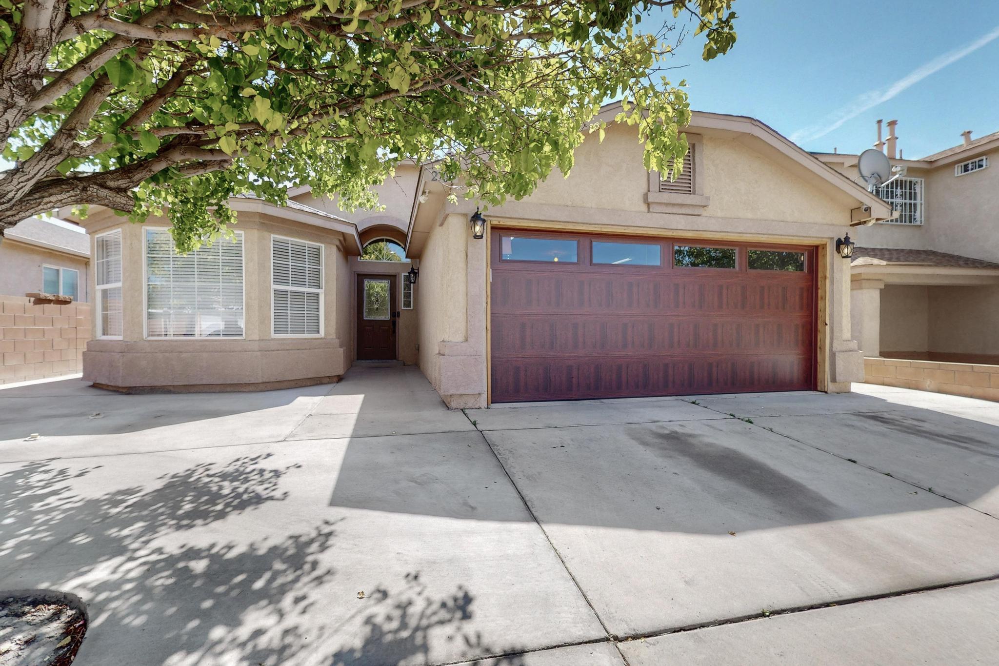 This charming, well-kept 3-bedroom, 2-bath home has everything you need. It features refrigerated air, an open kitchen with granite countertops and recessed lighting, and a living room with a raised ceiling and an electric fireplace. Take advantage of the covered patio or the gazebo in the well-maintained, low-maintenance backyard.Worried about summer cooling costs?  The professionally installed solar panels will make that worry disappear.  Electrical bills have ranged between $11 and $14 dollars!