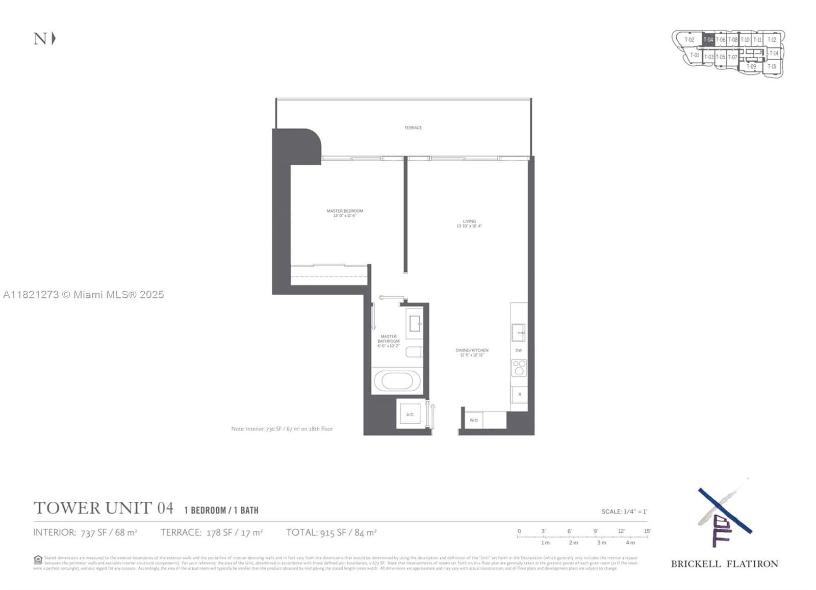 1000 Brickell Plz #4504, Miami FL 33131