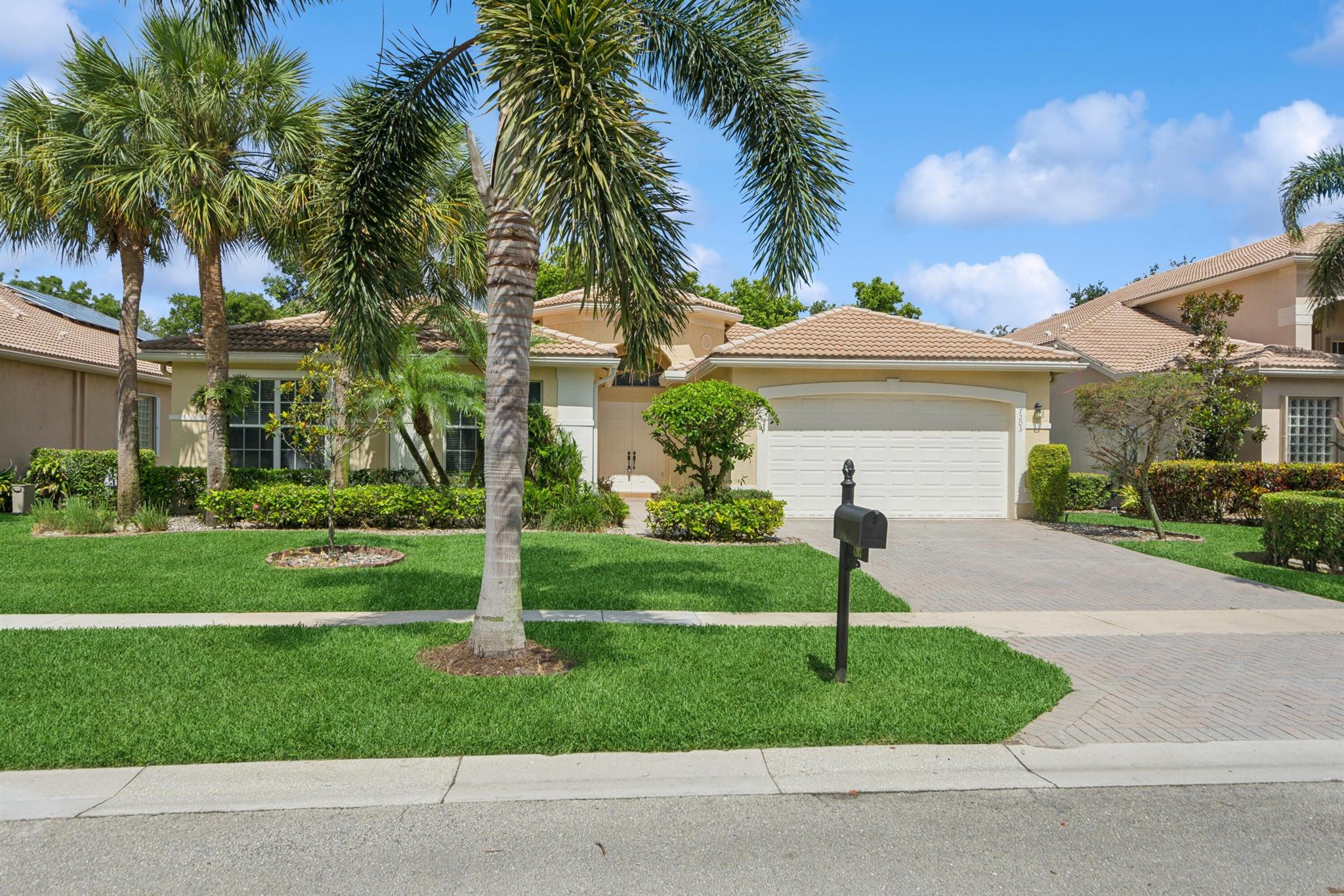 Welcome to your dream home in the heart of Valencia Palms!Enjoy resort style living with sparkling pools, a fully equipped gym, and top tier tennis courts. Perfect for fitness, fun and relaxation in a vibrant community setting. Beautiful 4 bedroom, 2.5 bath single family home. This spacious residence features a desirable split floor plan, soaring high ceilings and a stunning kitchen with  granite countertops and newer appliances. Perfect for comfortable living and elegant entertaining.Bright and spacious primary suite with serene garden views and his and hers walk-in closets. The primary bath offers dual sinks with a dedicated make up vanity, a spacious walk in shower, and private water closet. A perfect blend of comfort and elegance. Schedule your private showing today!
