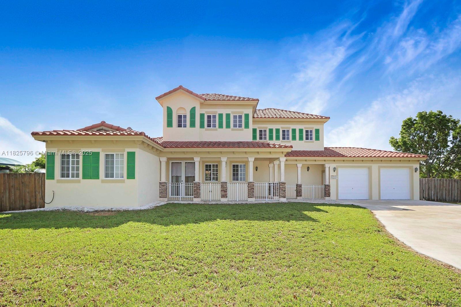Stunning single-family home with 4 BR's and 3 BA's situated on a builders half-acre corner lot in highly sought-after Emerald Greens subdivision – NO HOA!!!  The open kitchen offers granite countertops, soft-close cabinets & Stainless appliances.  French doors in the living and family rooms lead to a large, covered patio, perfect for entertaining. The primary suite is located on the first floor featuring his & her walk-in closets, a Roman tub, dual sinks and a separate shower. Smart home upgrades and a full security camera system add convenience and security. Extended driveway for multiple car parking, plenty of room for a pool and to store your boat/RV. Completely fenced.