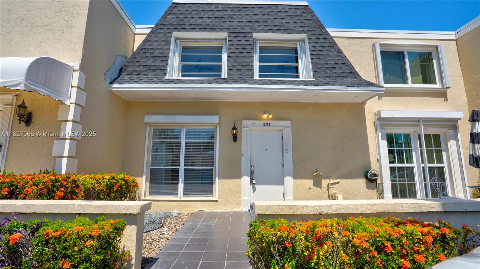 Experience the perfect blend of luxury and convenience in this completely renovated 3/2.5 townhouse located in a prime area. Bright and inviting, this home is move-in ready, showcasing exquisite ceramic flooring and a wide-open floor plan. The spacious master bedroom features a walk-in closet. Step outside to your oversized private patio, leading directly to a beautiful park equipped with walking paths, a children’s playground, a dog park, workout stations, and a basketball court.  You'll enjoy access to fantastic community amenities, including a heated pool, sauna, clubhouse with kitchen facilities, & tennis courts. Designated parking spots right in front of your unit. This is the home you've been waiting for.  New Roof. Short distance to beach, Aventura Mall, Gulfstream Park, & Casino.