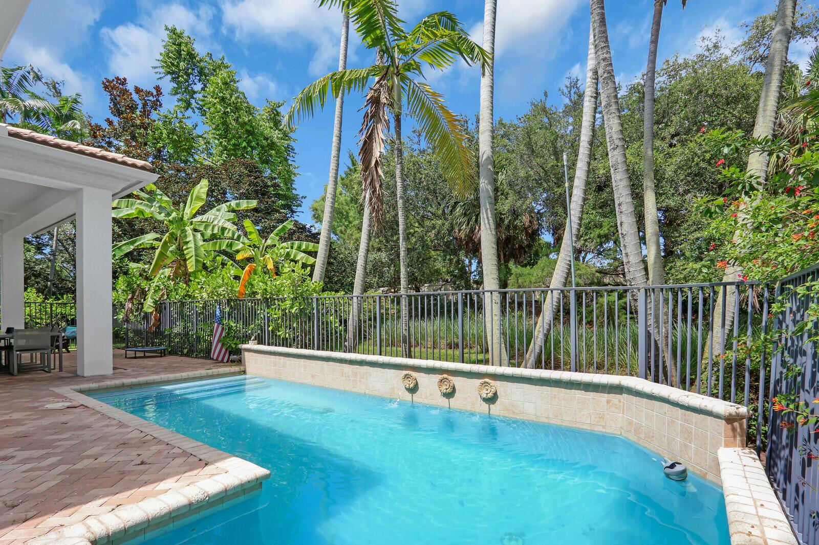 Stunning newly renovated 3 bedroom, 2 bath home situated in the heart of Palm Beach Gardens on one of the largest most tropical lush private lots in the popular Guard Gated Community of Evergrene. Step into this one story luxurious open concept plan. All top of the line appliances, nugget ice machine, bar fridge, Cafe Double Ovens, Fridge and Dishwasher. All new Azure Monaco hardwood flooring throughout the home. Step outside to your private retreat with your newly surfaced pool and large fenced patio. Evergrene has a clubhouse, resort style pool, spa, waterpark/splash pad, Tiki bar, Pickleball, Basketball and a gym. Make this your new home.