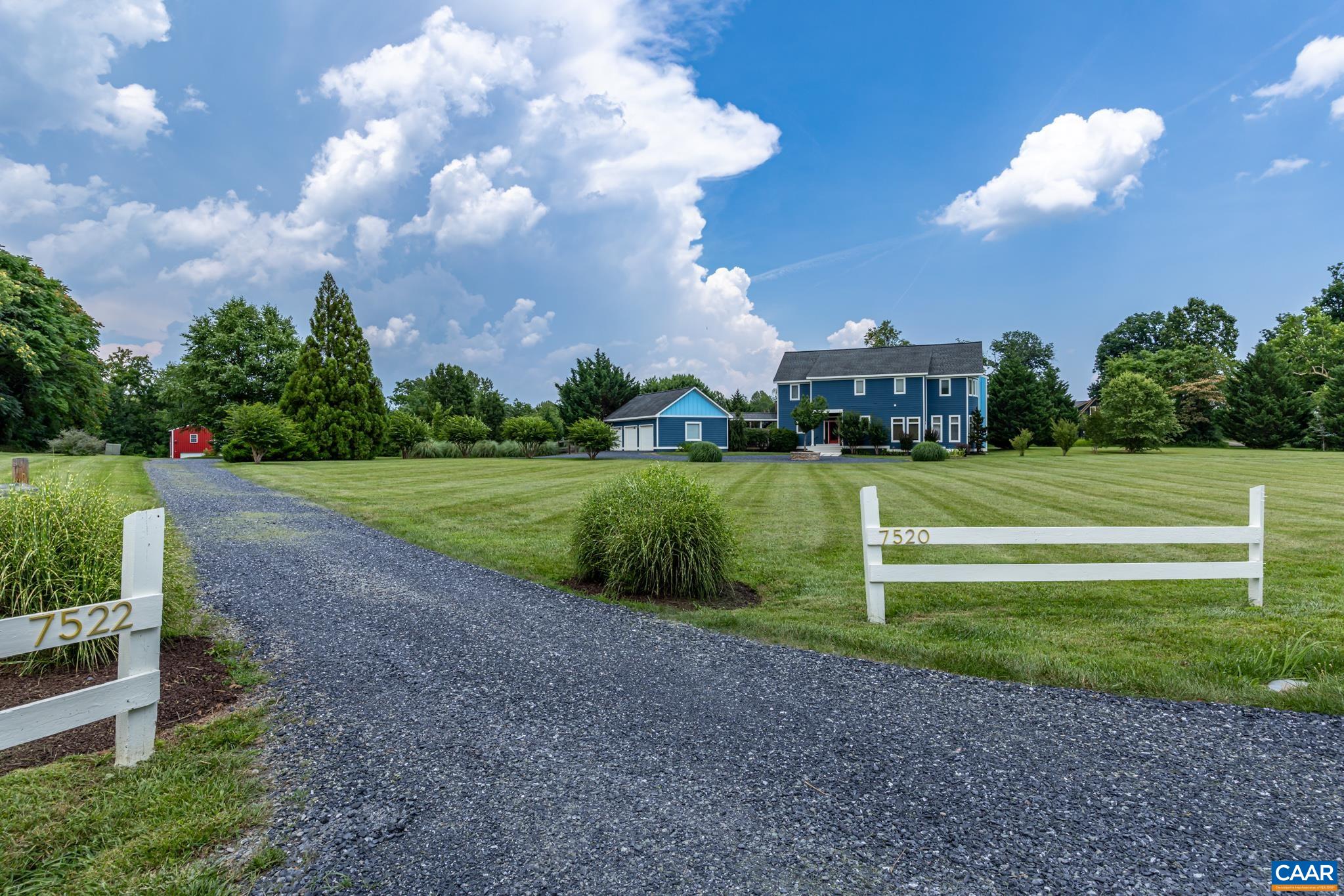 One of Charlottesville's Coveted Suburban Communities meets Luxury Modern Farmhse Living nestled in the Foothill Mtns & surrounded by Equestrian Farms, Fine Estates & Wineries!  If you are seeking a property w/originality & character, a rural setting,15 min to Charlottesville/UVA, your GEM awaits you! This 5 acre Oasis boasts a Main Home w/att 3 Car Garage, a 1 Bed/Ba Cottage, AND a Detchd 4 Bay Garage (w/lift) situated in the Heart of Greenwood!  Architecturally designed/blt by Walter Bldrs,the 4 Bed/3.5 Bath Main Home has 3 Spacious Bed/Bath Ensuites on 2nd Flr. Entertaining is a breeze  in your Gourmet Kitchen! You will love the Private Spacious Back Deck/Ctyard Area featuring a recently added Salt Water Hot Tub!The 4-Bay Detched Garage is ideal for collector cars/hobbies! A bonus is that this property has an Airbnb Approval, but could be a wonderful Primary or 2nd home! Upgrades include recent HVACs,WtrHtrs, etc. List attchd. Experience all this property has to offer in Wstrn Albermarle Cty’s Blue Ridge Mtn Region… where folks come to enjoy Historical Culture, combined with all the perks of breweries,wineries,antiquing,hiking, Blue Rdge Pkwy & Skyline Dr, and mins to all necessary amenities/shopping!