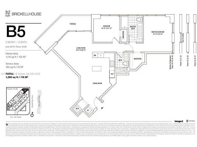 1300 BRICKELL BAY DR #1902, Miami FL 33131