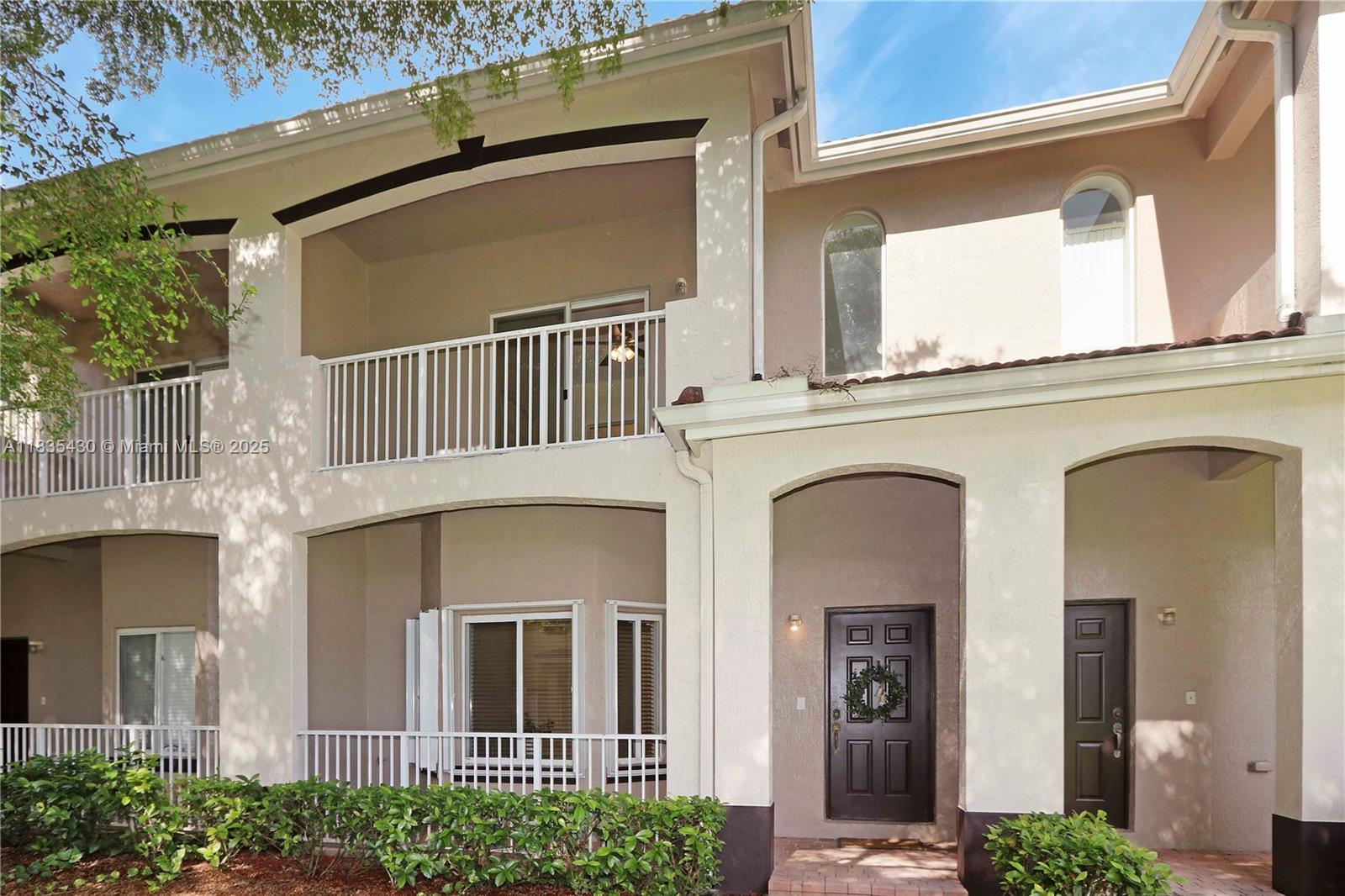 IMMACULATE 2 BR / 2.5 BA TOWN HOME W/ GARAGE. READY TO MAKE IT YOURS! GREAT ATTENTION TO DETAIL WENT INTO THIS LOVELY & SPACIOUS HOME WHICH IS LOCATED IN ARBOR PARK @ KEYS GATE.  BRAND-NEW STAINLESS-STEEL APPLIANCES, TILE ON 1ST FLOOR, GRANITE COUNTERS IN KITCEN W/ LARGE PANTRY, GREAT ROOM WIRED W/ SURROUND SOUND SYSTEM, AND FULL LAUNDRY ROOM. NEWER CARPET UPSTAIRS, OVERSIZED MASTER SUITE W/ LARGE WALK IN CLOSET AND ENSUITE BATHROOM. 2ND BEDROOM HAS ITS OWN BATHROOM AND BALCONY OVERLOOKING GREEN AREA. ALSO OFFERS PAVED COURTYARD & ACCORDION SHUTTERS. RENT INCLUDES; DIRECTV BASIC CABLE & INTERNET, ALARM MONITORING, TRASH, SECURITY AND COMMUNITY POOL.
