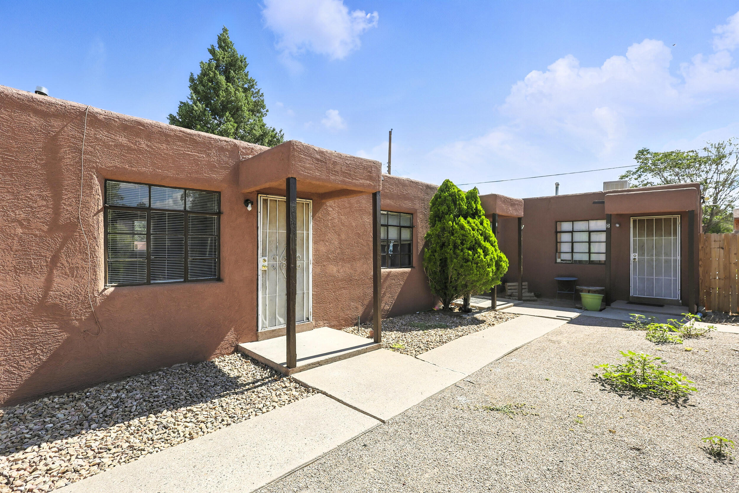 This 4 Plex is an Incredible investment opportunity in a sought after area of town, with a large tenant base. Pride of ownership shows with recent maintenance and beautiful wood floors. 236 & 240 San Pablo share a common area in the center of the property and are the perfect pair for purchase. Current ownership has maintained tenants and steady growth in income, also doing some recent repairs such as stucco and appliances. Nice investment with an option for an owners suite, with plenty of room for growth with rents.