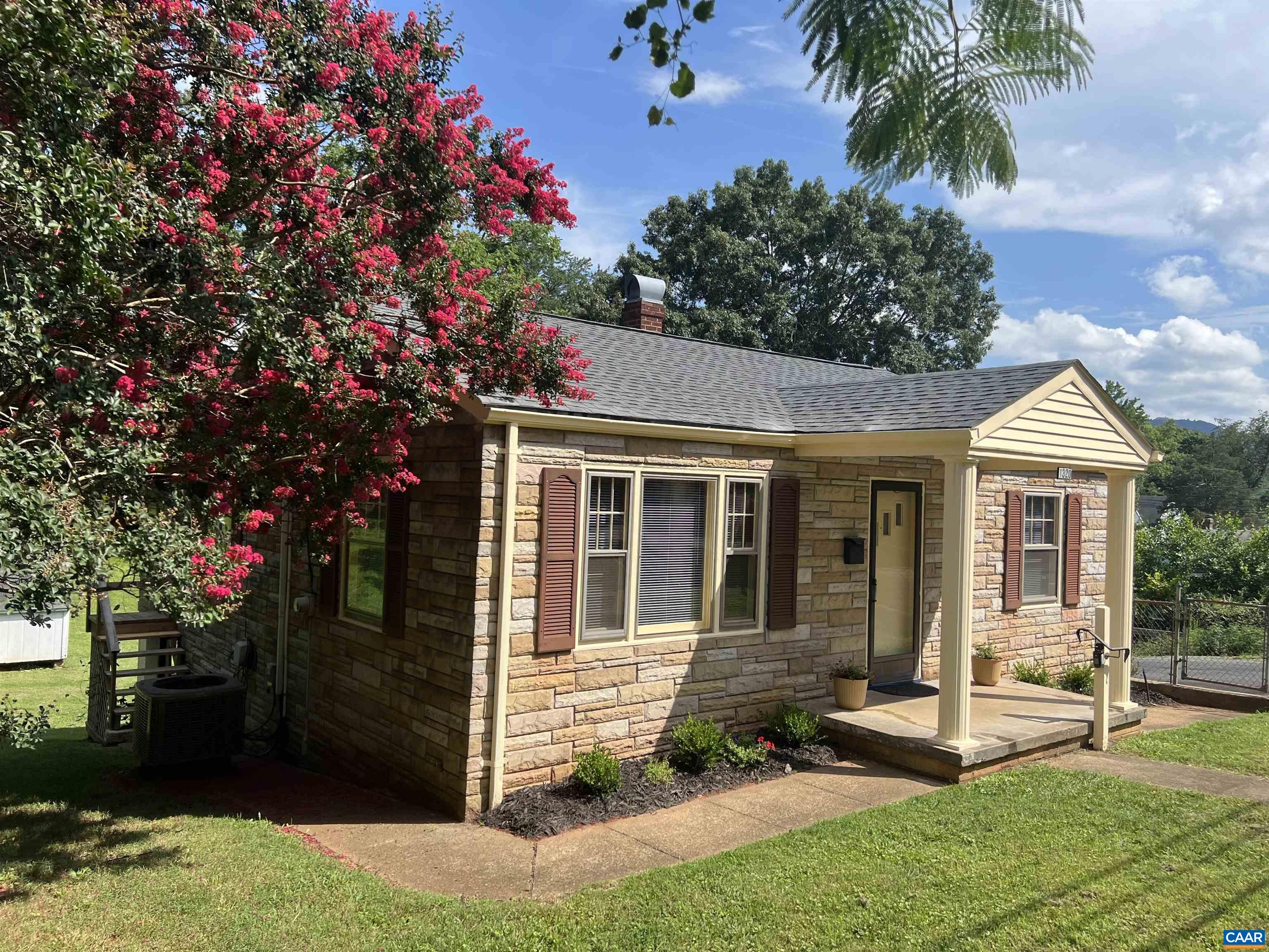 Must see lovely Belmont home on large lot (possible room for 2nd unit if new City Zoning Code gets re-approved!).   You must see the lovely wood floors, large living room & eat-in kitchen plus full walk out basement (rough in for bath ready to convert into an in-law suite or other use).   Many upgrades including 200amp service, renovated bathroom, updated plumbing & more.   Why rent?  Make this house your home w/ low monthly payments less than rent.  On City Bus Line, near UVA, hospitals, downtown mall, shopping, dining, and park. Priced to sell!