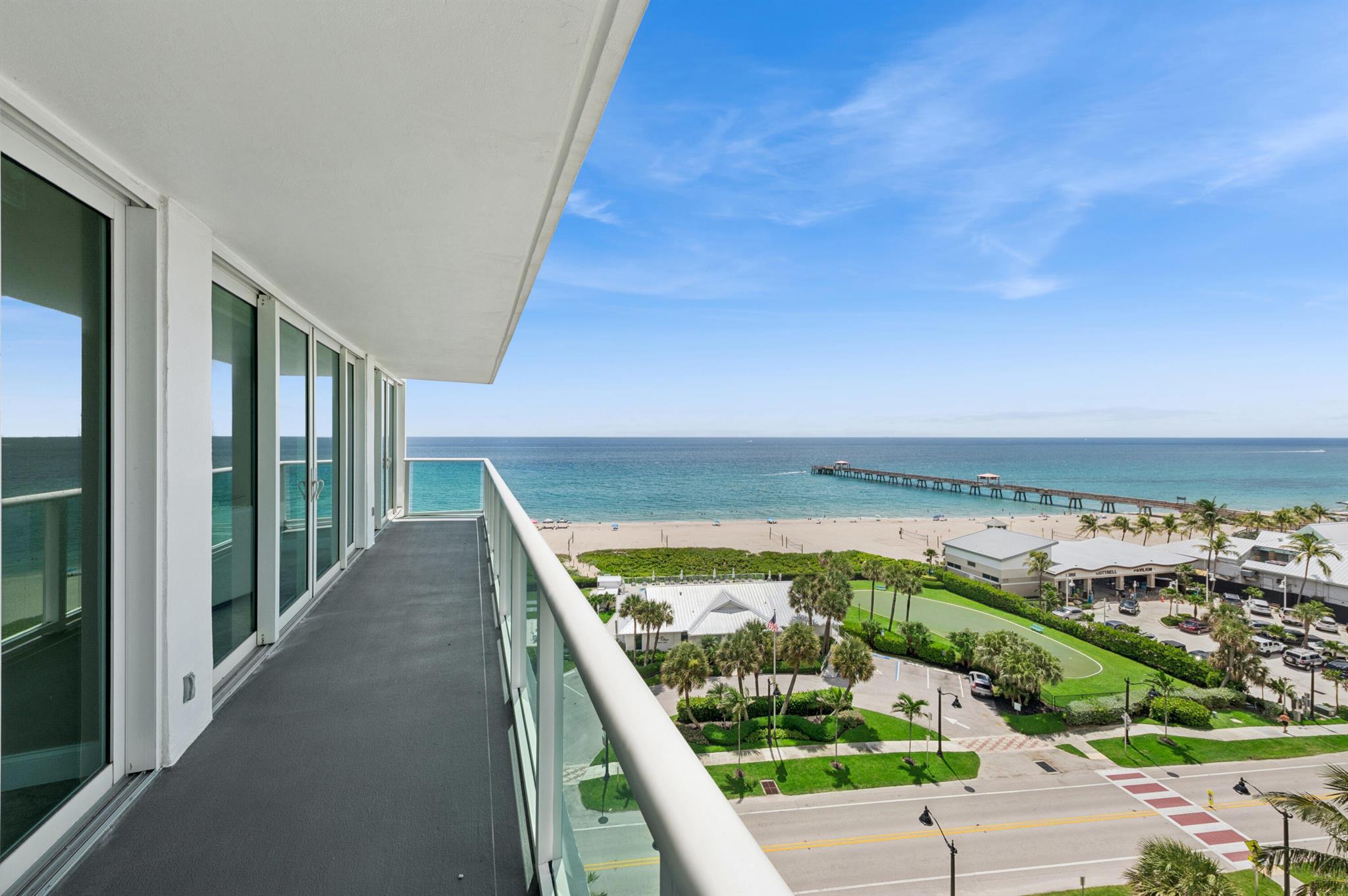 Don't miss this opportunity to own an End Unit  Dream Oceanfront Condo! Large Balcony! Unsurpassed South sweeping Ocean and Deerfield Beach Pier Views! Private Beach Club! Two Primary En suite Bedrooms with Balcony access/floor to ceilings windows for unstoppable views! 1122 is Situated in the preferred 22 Stack of Tiara East! Allowing Stackable Washer and Dryer in half bath with pocket door(rare for this building)! Unit is updated and being sold AS IS. Repairs were made years ago, however paint touch ups were not done. Priced accordingly. Don't Wait-Live your Dream!