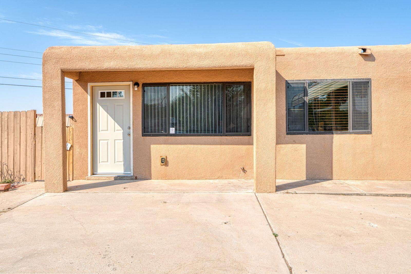 This 3 bedroom 2 bath home is move in ready. It is handicapped accessible with a roll in shower and has been carefully updated with kitchen cabinets, fresh paint, new vinyl flooring throughout. You can rest comfortably on these hot summer days with the refrigerated cooling knowing that the SOLAR PANELS have been PAID FOR. It has backyard access for your RV. Come view this home you won't be disappointed.
