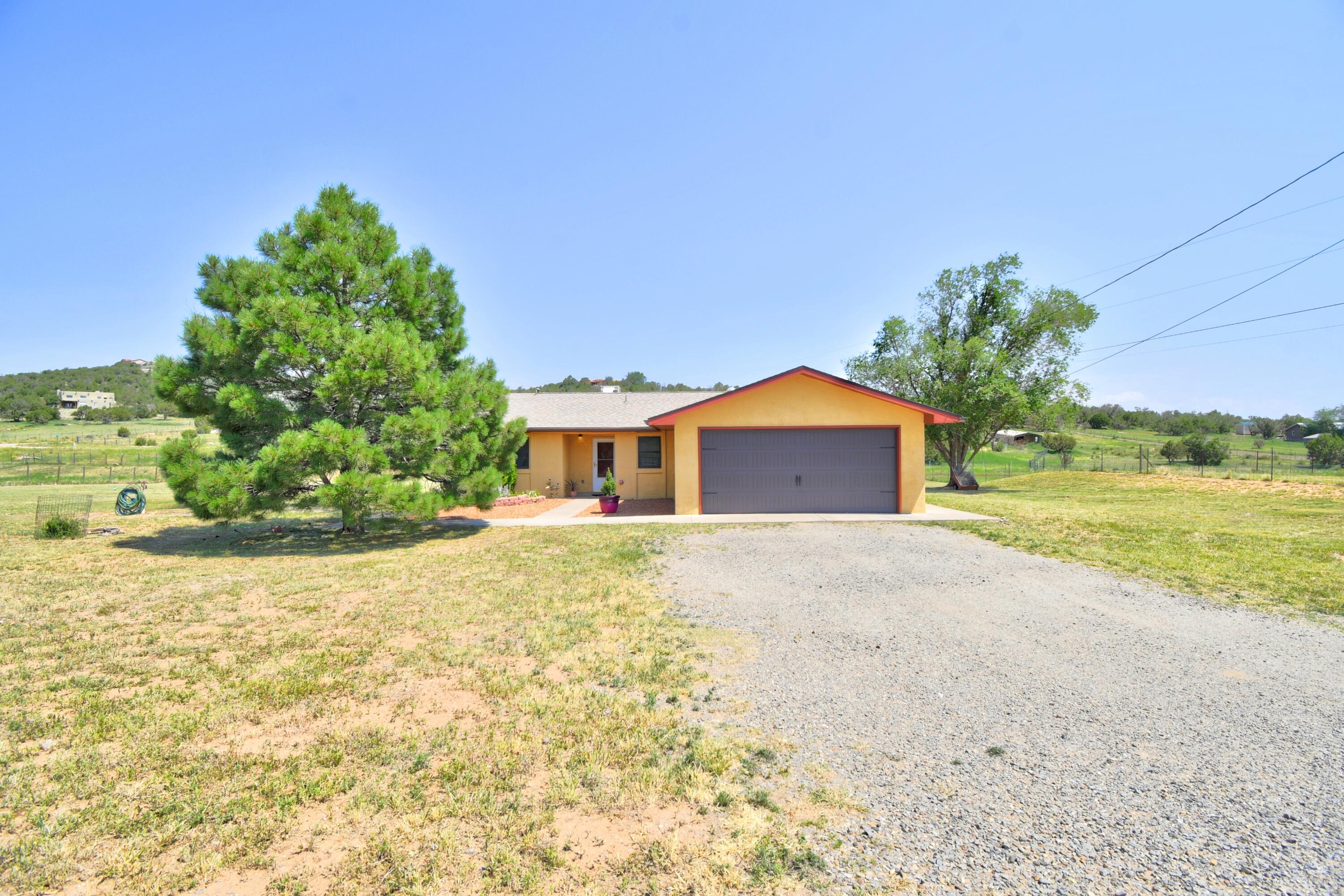 Welcome to your peaceful retreat in Edgewood, NM! Nestled on 1.52 acres, this charming home offers the perfect blend of space, serenity, and natural beauty--just far enough from the city to breathe easy, yet close enough for a convenient commute. Enjoy the views, open skies, and the quiet rhythm of country living. Whether you're sipping coffee on the porch, working in a garden, or just soaking in the stars at night, this is where life slows down and peace begins. Come experience the freedom of wide-open spaces with all the comforts of home.