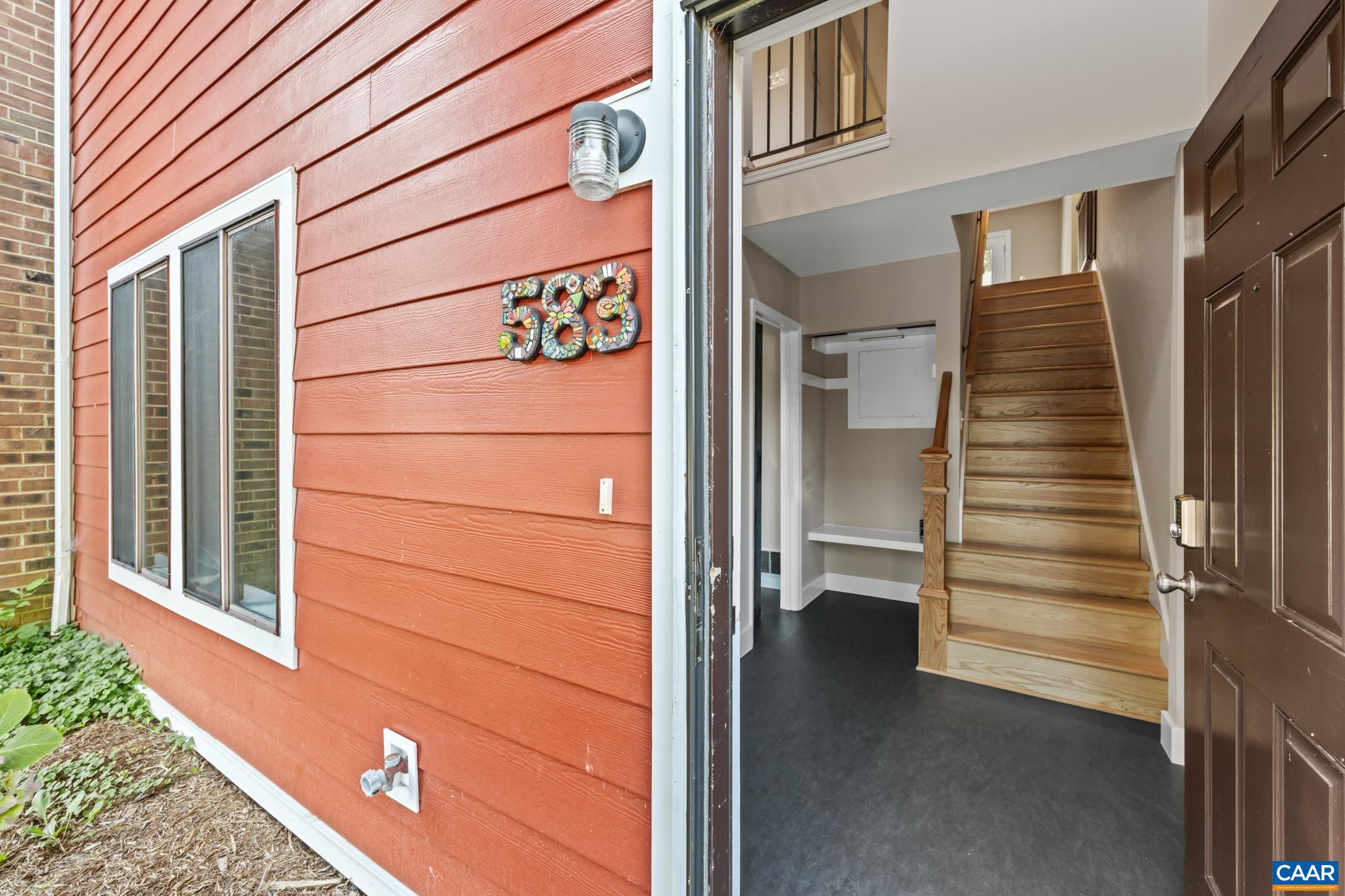 Back on the market not due to the seller. All items found on the home inspection report are being repaired by seller. New HVAC and Hardwood flooring.   Experience the Best of Charlottesville Living!  This beautifully maintained townhome in the desirable Stonehenge community offers comfort, charm, and an unbeatable location just minutes from the Downtown Mall, Penn Park, and UVA. Whether you're catching a show, sipping wine at a nearby vineyard, or exploring one of the area's many breweries and festivals, you're never far from the action.  Step inside to a bright, welcoming two-story entryway and a cozy living room with a wood-burning fireplace, perfect for cool evenings. Double French doors open to your private patio and yard—ideal for morning coffee or entertaining under the stars.  Upstairs, you'll find three sunlit bedrooms, including a spacious primary suite with seasonal mountain views—breathtaking in the Fall and Winter when the leaves fall away to reveal the Blue Ridge in the distance.  The Stonehenge community offers fantastic amenities including a pool, tennis courts, playgrounds, and scenic walking paths—everything you need to unwind, stay active, and feel at home.
