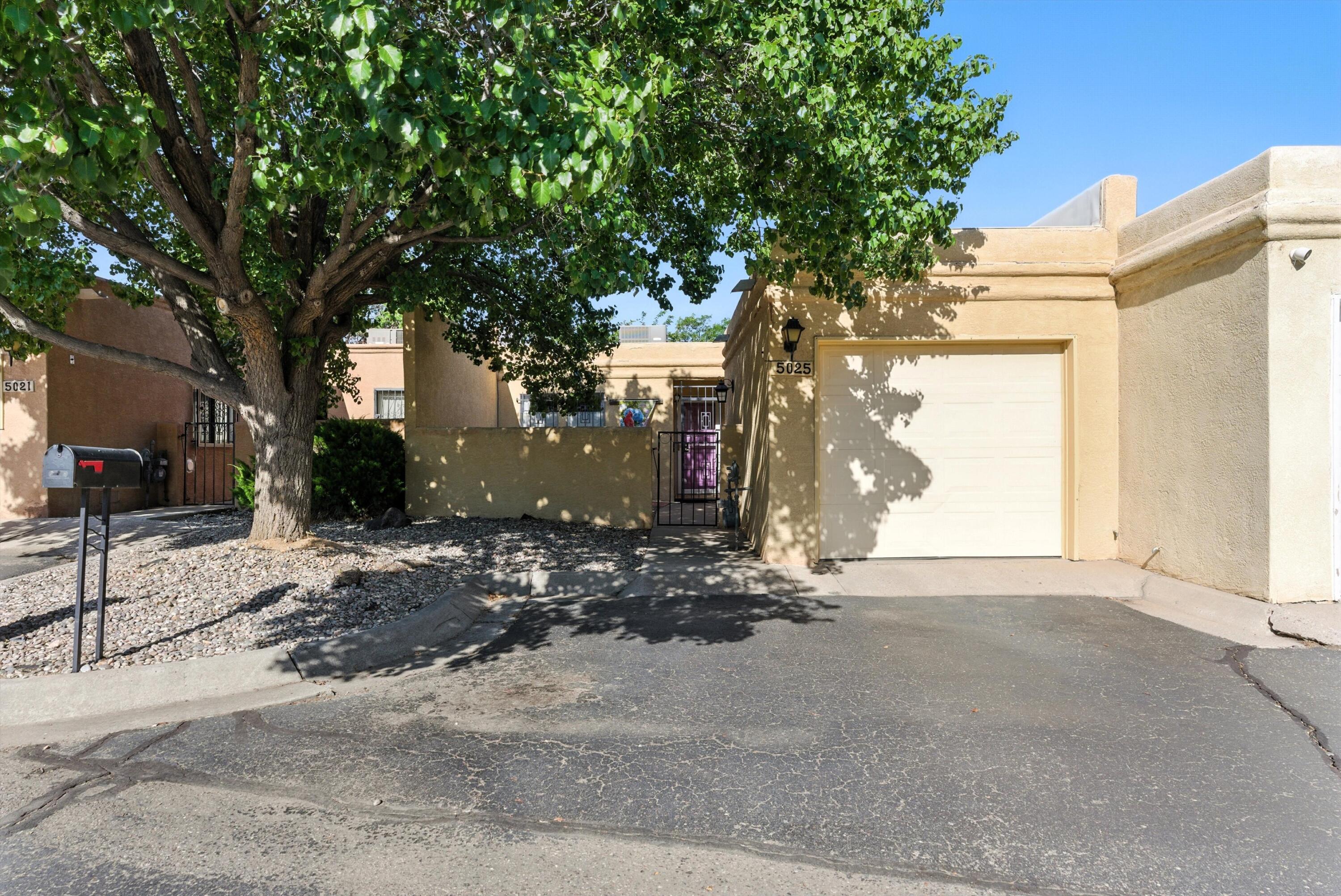 Welcome to this charming two-bedroom, two-bath townhome nestled in the highly sought-after Chimney Ridge Subdivision. This well-maintained home offers a functional layout with a one-car garage and thoughtful upgrades throughout. The bathrooms have been beautifully updated, and the home includes valuable accessibility features such as wider doorways and a convenient roll-in shower for added comfort and ease of movement. A durable TPO roof adds peace of mind, while the vibrant community provides a welcoming atmosphere to enjoy the Pool, Tennis Courts & Clubhouse. Don't miss the opportunity to enjoy low-maintenance living in a prime location!