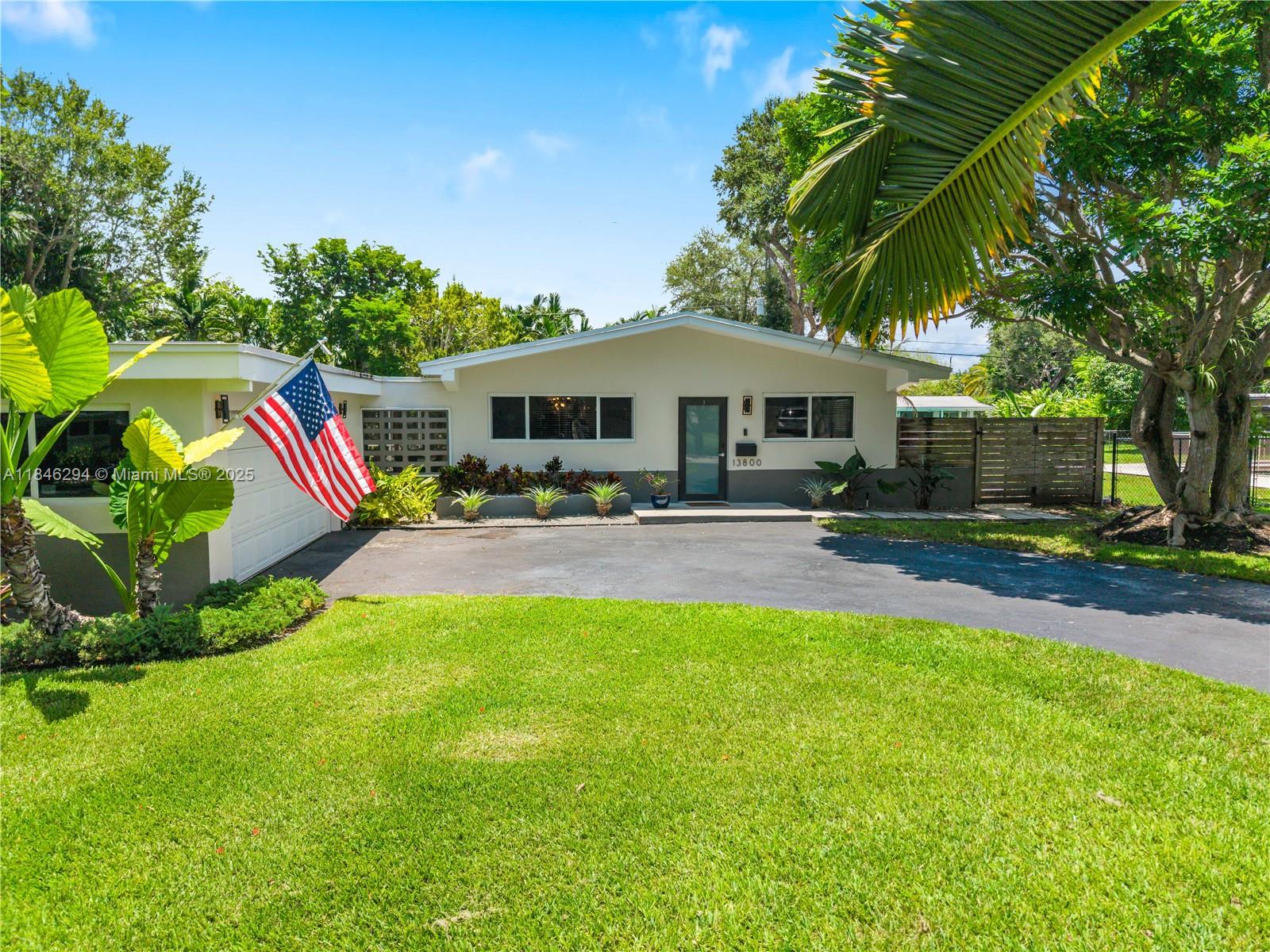 Discover this charming 3-bedroom, 2-bath single-story home in the heart of Palmetto Bay. Nestled on a sprawling 15,000 sq.ft. lot, this property offers an expansive backyard with lush greenery and a sparkling screened in pool — perfect for entertaining or quiet relaxation. The home features 2,435 sq.ft. of actual area, of living space, thoughtfully laid out for comfort and functionality. Every space in the home has been remodeled. From the ceiling fans and light fixtures to the large eat in Kitchen countertop and tastefully designed bathrooms. Enjoy privacy, space, and the freedom to make it your own. A rare find with a serene setting and endless potential.