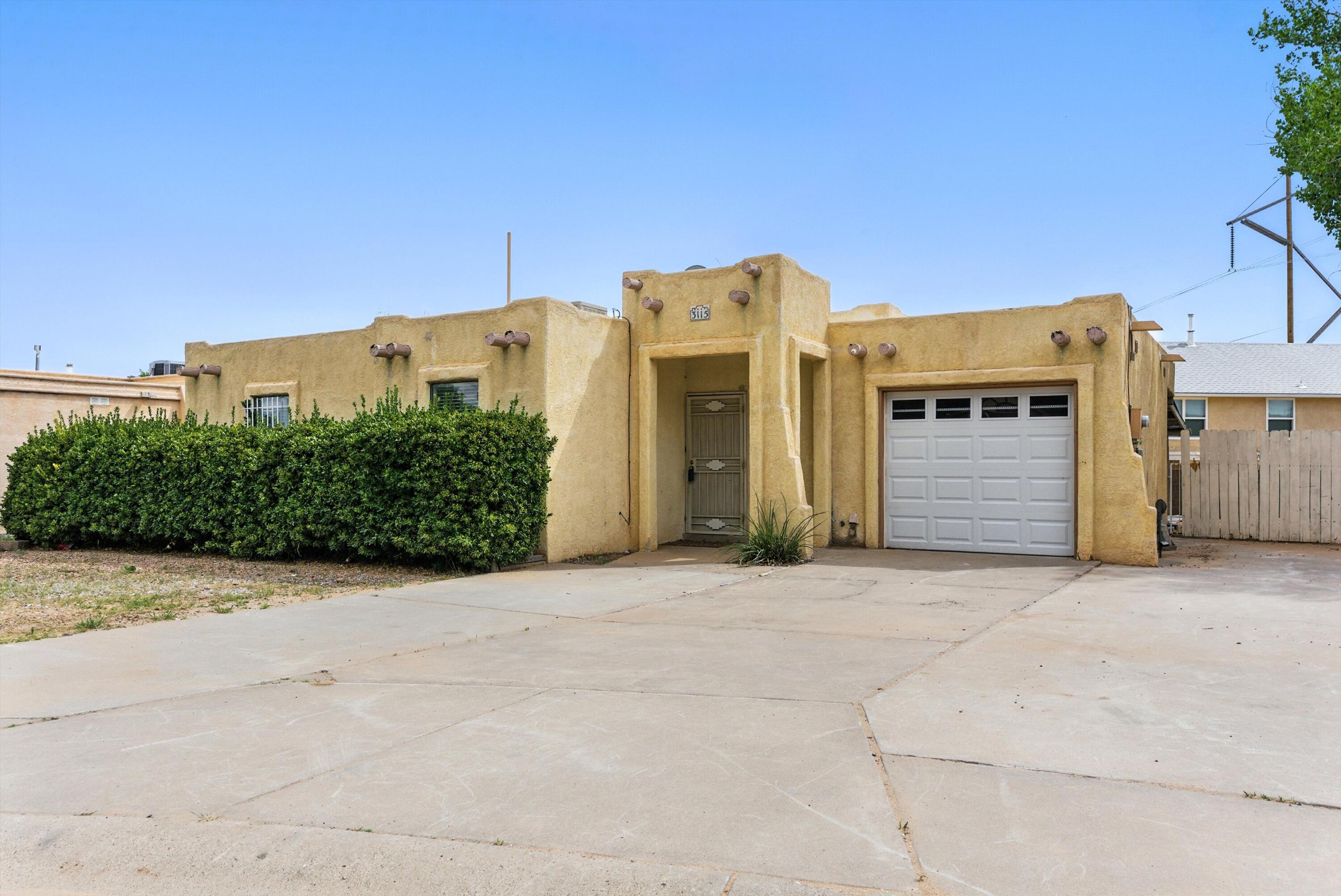 This 3 bed, 2 bath gem is move in ready with newer vinyl flooring in all bedrooms, newer high efficiency kitchen appliances, and a brand new swamp cooler (July 2025). A new TPO roof (2024) offering peace of mind. The newer installed fence adds privacy! Virtual staging* included to help you envision your new space!!
