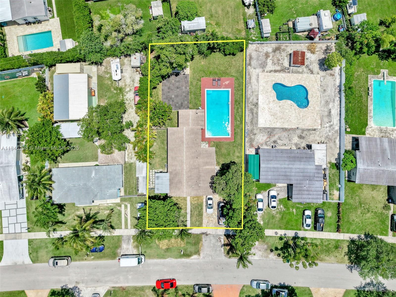 Don’t miss this fantastic opportunity to own a beautifully maintained single-family home in the heart of Cutler Bay! This 4-bedroom, 2-bathroom gem features a spacious eat-in kitchen, a cozy family and laundry room combo, and plenty of room for entertaining. Step outside to your private backyard oasis with a huge 40x20 pool, a covered porch, and mature mango and avocado trees—perfect for relaxing or hosting gatherings. This home offers the ideal blend of comfort, space, and South Florida charm. Schedule your showing today!