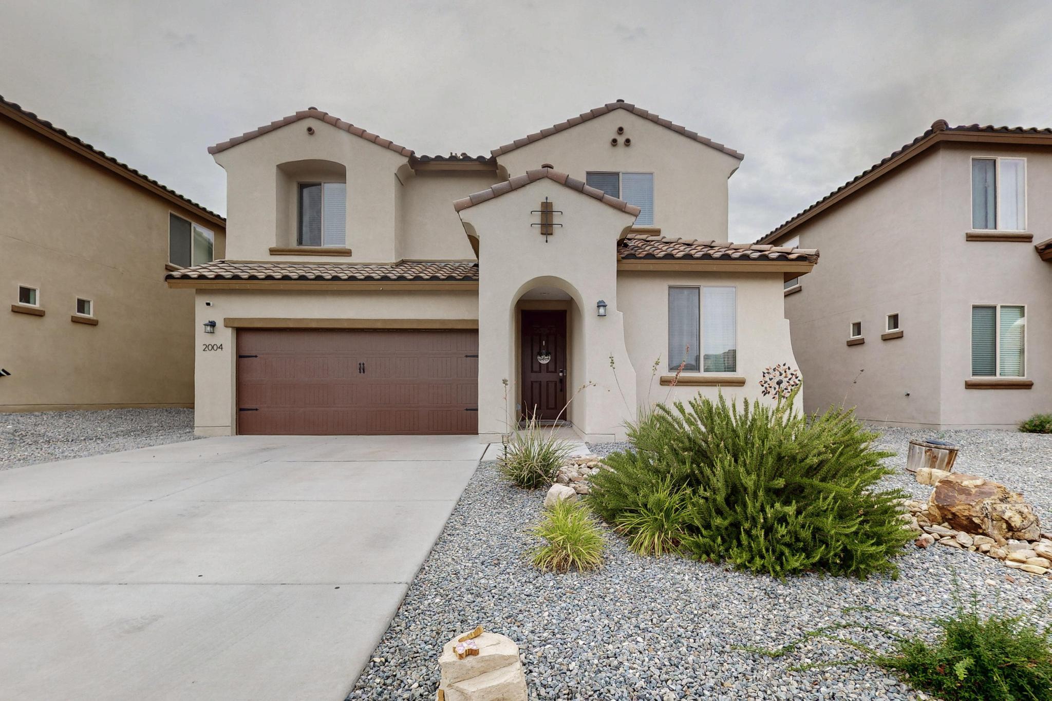 Welcome home to this beautifully maintained home built in 2020 offering open concept living, with a light filled great room and dining area adjacent to a chef's kitchen with beautiful granite counter tops, kitchen island, staggered cabinets, custom backsplash and stainless-steel appliances. A wonderful space for entertaining! The kitchen/great room open to the covered patio and beautiful backyard with real grass. First level is mostly tile with the exception of the flex space which is carpeted. This home has so much to offer with three bedrooms, three bathrooms, a loft, flex space with built in custom electric fireplace, an outdoor patio fireplace, upgraded doors, coffee station, custom bult in drop space with bench, custom lighting & so much more! Schedule your appointment today!
