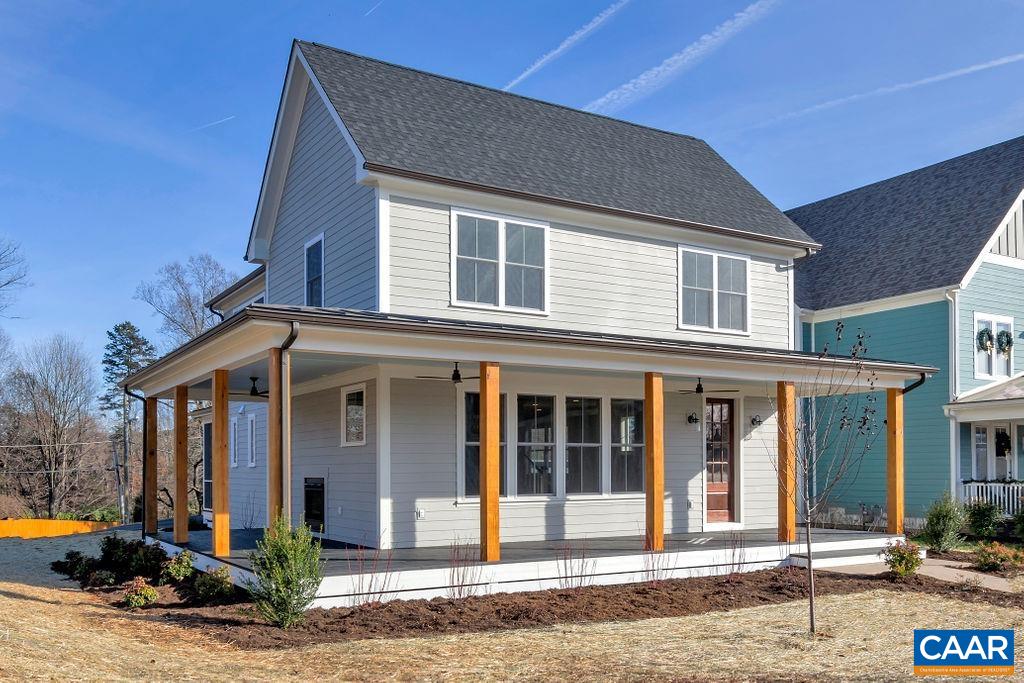 Storybook 3 bedroom/2.5 bath main home + a one-bedroom carriage house apt with full kitchen to-be-built on homesite 148 by highly regarded local custom builder in the final phase of LOCHLYN HILL in Albemarle County. This classic farmhouse exudes charm and offers ample outdoor living space with a full wraparound porch with 2-sided fireplace overlooking the common area + a kitchen screened porch for outdoor dining. The thoughtful layout and high-quality finishes make this kitchen a focal point of the home, featuring custom-designed, furniture-grade cabinetry with inset doors, a spacious island, and a professional-grade 5-burner gas range.  Full unfinished basement for storage or future expansion. A fantastic opportunity to own a beautifully crafted home in a sought-after neighborhood known for its community atmosphere and close proximity to downtown. Choose this plan or design/build a home to your exact specifications.