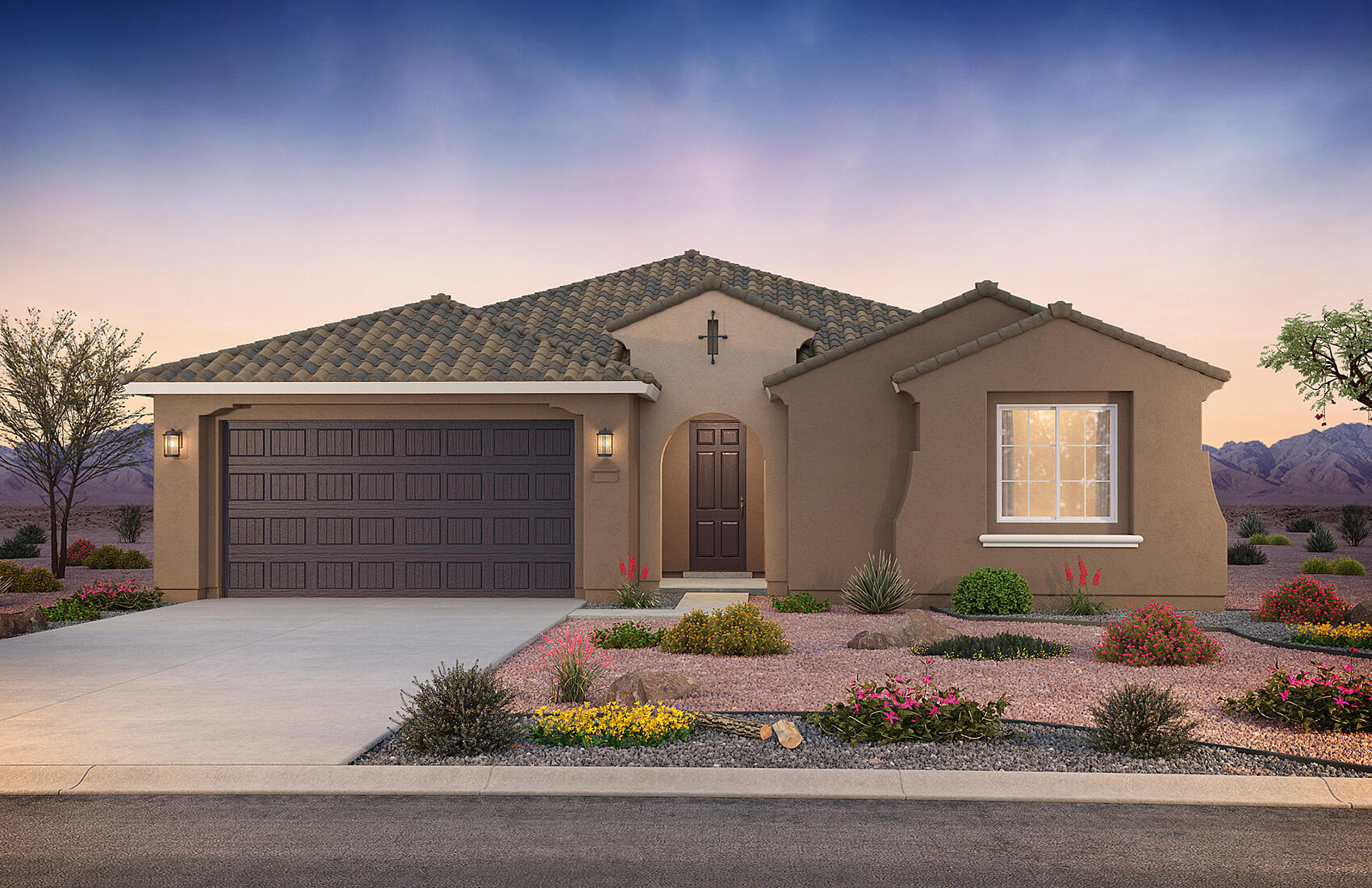 Ready October! Brand new energy efficient Pulte home. Best selling one story Parklane model with 3 br + den! Dark cabinets and white quartz countertops. Enjoy new full warranty stainless steel appliances, new carpet, new Lennox A/C, new tank-less hot water heater, double paned windows and so much more. Large kitchen overlooking a larger great room is ideal for all your entertaining. This home has a large 3 car tandem garage on a corner lot. Minutes from 550 and I-25 for an easy commute.
