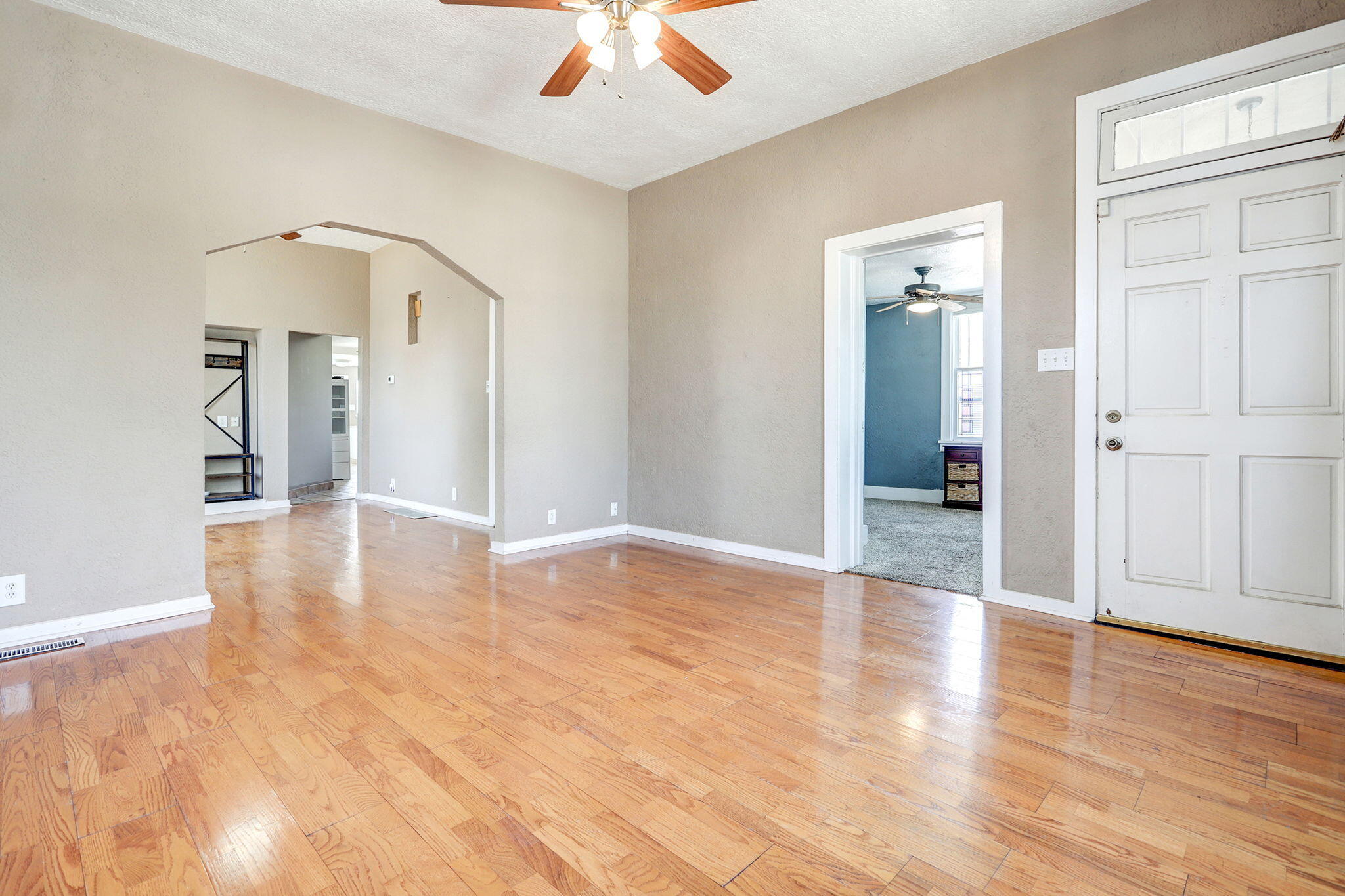 Downtown 1930's charmer 3 blocks from Railyards Market, Sidetrack Brewery, Por Vida & Zendo Coffee. Enough space for everyone in this multi-use floorplan with 2 primary suites. The upstairs could be a 1000 sqft. apartment with its own exterior entrance if a staircase was built. Airbnb perhaps? It could also be used as a spacious primary suite oasis away from the rest of the house with a jet tub, separate shower & walk in closet. The downstairs also has a primary suite with the original clawfoot tub. Another downstairs bedroom has its own entrance off of Stover which is perfect for a home office. The kitchen has been updated with quartz counters, newer cabinets, & an eat-at bar. The flat roof was replaced in '24 with TPO & the pitched portion is a metal roof. Off-street parking for 2 cars.