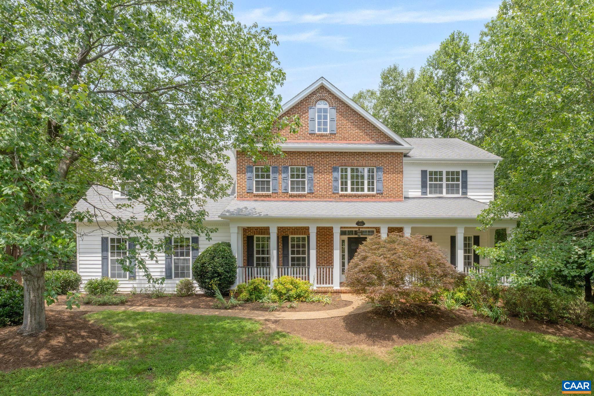 Come see if beautiful home in one of Albemarle Countys premium neighborhoods. This stunning colonial home with unfinished basement has recently been painted inside. On main level the 9' ceilings allow tons of natural light to flood each room and makes the hardwood floors shine throughout. Formal dining room leads to kitchen with double sided fireplace. Family room has fireplace and leads to vaulted exposed wood screened porch. 1 bedroom, full bath, home office and the laundry room finish off the main level. Upstairs large master suite with sitting area, another double-sided fireplace that connects to bathroom with whirlpool tub, double vanities and walkin closet. 2 sets of bedrooms attached with jack and jill baths. Basement is unfinished and ready for your custom design. Theres a 2 car garage and level backyard. Enjoy the amendities of Still Meadow with the club house, pool, tennis courts and club house.