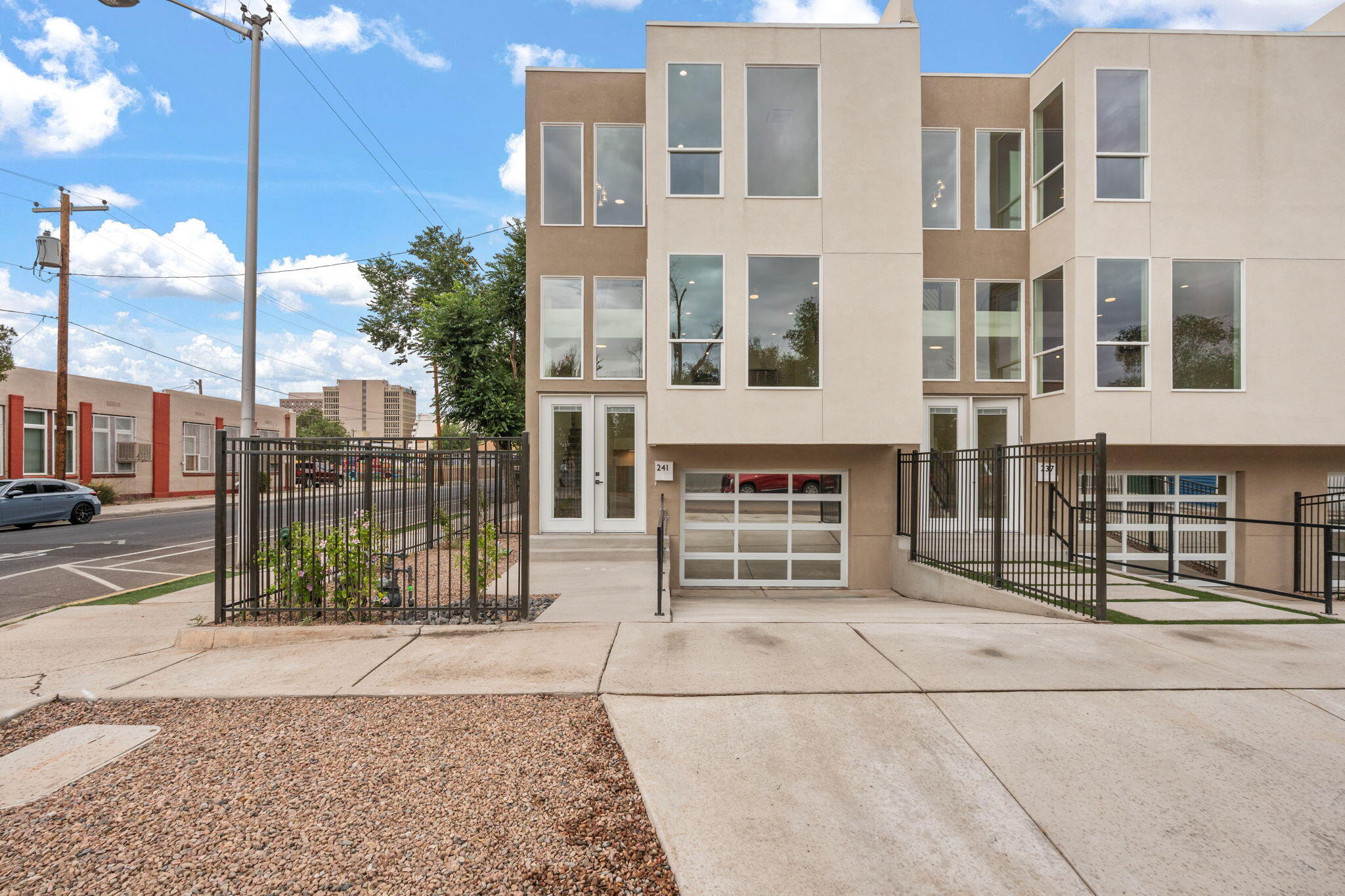 Welcome home!Step into this beautifully crafted, multilevel contemporary residence that seamlessly blends modern design with comfort. Bathed in natural light, the home features an open-concept floor plan, perfect for today's lifestyle. Enjoy luxurious LVT flooring, elegant quartz countertops, custom tile backsplashes, and stylish tile showers. Built with quality in mind, this home includes solid-core doors and 2x8 construction for enhanced insulation and energy efficiency. Additional highlights include mini-split heating ad cooling systems, energy effecient Low-E vinyl windows, a tankless water heater, included in the garage is a 220-volt outlet for electric vehicle charging. No HOAThis stunning home truly has it! *SELLERS ARE ALSO OFFERING UP $15,000  FLEX CASH