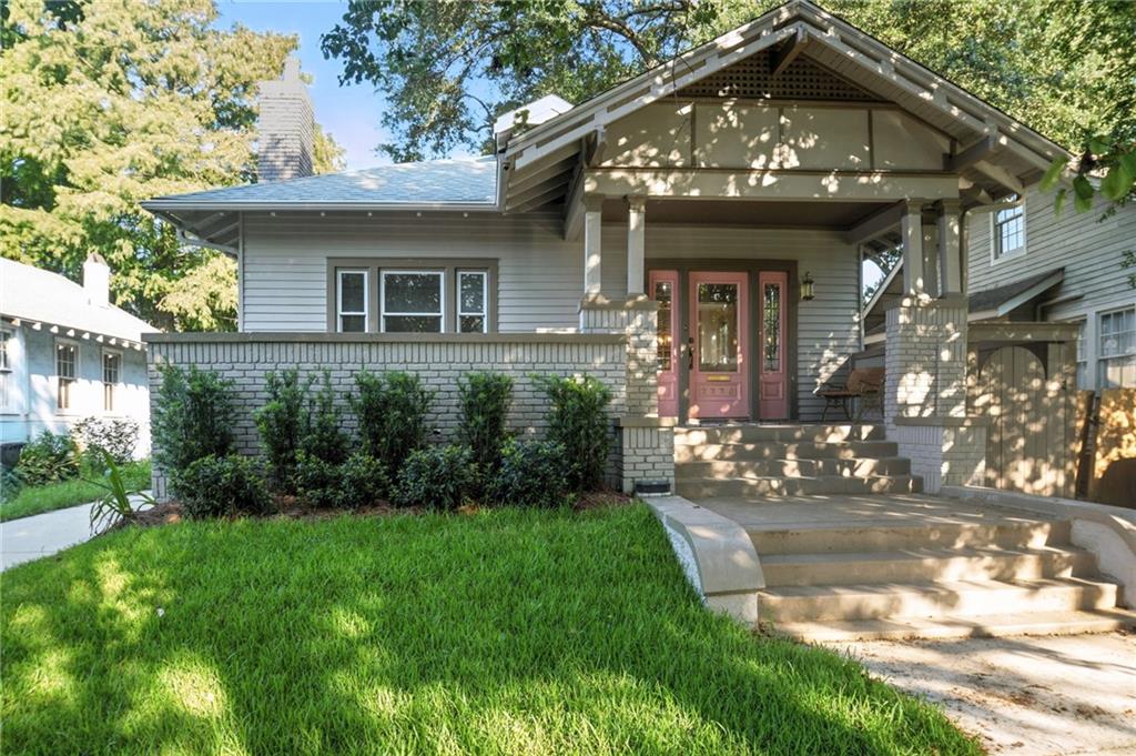 Truly Exceptional Uptown Living ~ Only 2 Blocks Uptown Side of Jefferson Avenue & Steps from Freret Street

Welcome to your dream home in one of Uptown’s most coveted locations ~ just half a block off Freret Street & only 2 short blocks from Jefferson Avenue (Uptown Side), placing you at the very heart of the Freret Commercial Corridor. Walk to Starbucks, Mojo Coffee House, Bearcat Café, Rouses Market, a neighborhood gym, yoga studio, Freret Street Hardware store, and countless beloved local eateries and local merchants.

This single-family home is in EXCELLENT move-in ready condition with no work needed, just unpack and start enjoying the lifestyle. The curb appeal is undeniable with a charming covered front porch, a long private driveway offering ample off-street parking with room for 3 vehicles, and a lush, fenced-in backyard complete with an oversized wooden deck — ideal for entertaining or simply unwinding.

Step inside and experience a light-filled, open floor plan featuring 3 separate bedrooms and 2 expertly renovated baths. The chef’s kitchen is a standout with stone counters, custom wood cabinetry, professional-grade stainless steel appliances, a functional center island, built-in buffet, and cozy bench seating tucked beneath a sunny window — every detail designed for both timeless beauty and function.

The large, mudroom-style laundry center offers additional space with endless potential; easily adaptable for custom storage or extra workspace. And here’s the BONUS: a versatile extra space not included in the listed living area square footage. This flexible area could be finished out to become a 4th bedroom, plus a 3rd full bath, home office, gym, media room, or creative studio — an incredible opportunity to expand without compromise.

Located in an X flood zone with a low annual flood insurance premium of just $850 plus a BRAND NEW ROOF!! This home has been thoughtfully curated by a talented designer and showcases high-end finishes and bespoke details not often seen at this price point.

OPEN HOUSE this Saturday (08/02/25) and Sunday (08/03/25) from 11 a.m. to 1 p.m.

Don’t miss this rare Uptown offering — location, condition, and quality all align here. This is the one you have been waiting for. Come see it before it’s gone!