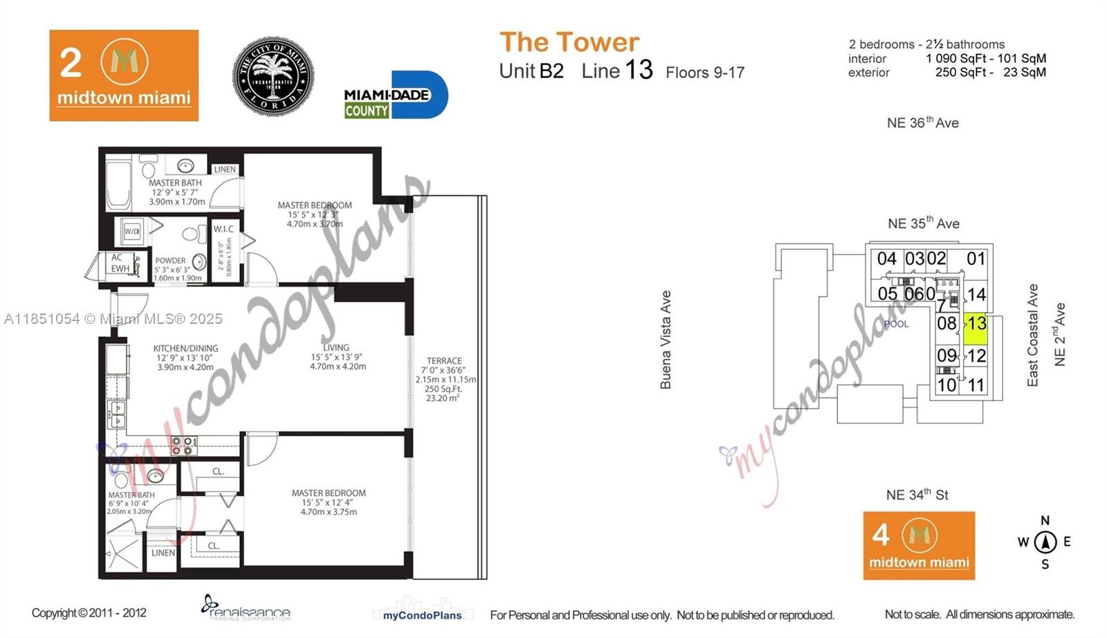 3470 E Coast Ave #H1013, Miami FL 33137