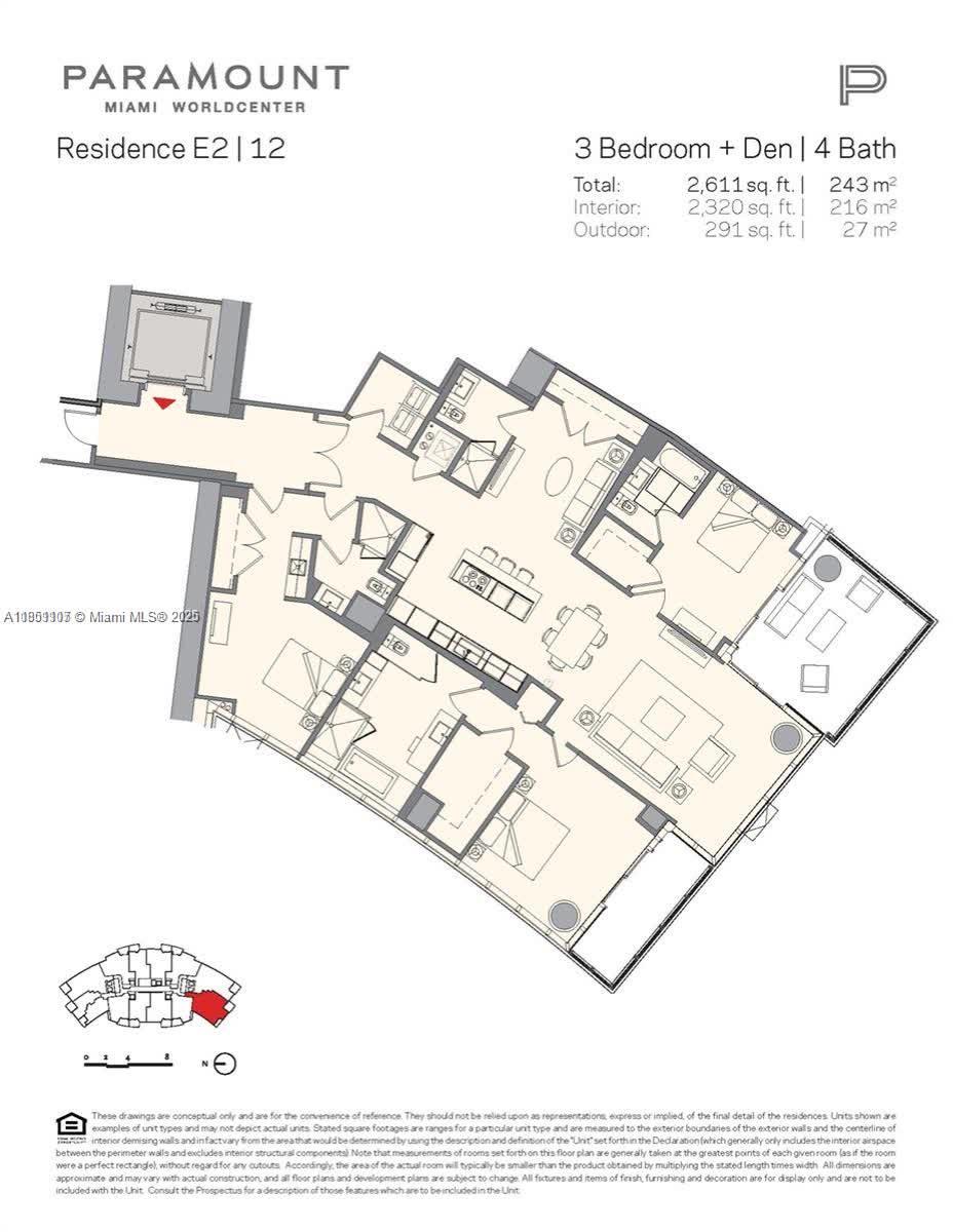 851 NE 1st Ave #3612, Miami FL 33132