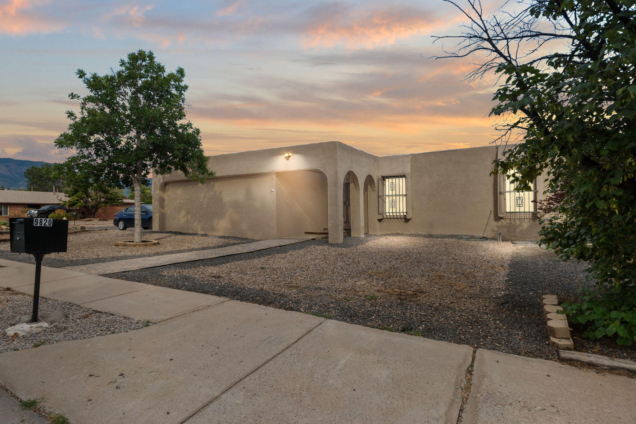 Location, location, location! In the heart of it all and within La Cueva School District, this updated 3BR, 2BA, 2CG home sits on a large .25 acre lot with stunning backyard mountain views. Enjoy tall ceilings, new carpet, new trim, 2 new baths, new kitchen island, backyard rock, and stucco repairs. Newer updates include bamboo floors, kitchen backsplash, counters, and laundry bar area. All appliances and wine fridge convey. Flexible floorplan includes 2 living areas, with one that could be a 4th BR or office.  A rare find in a prime location!