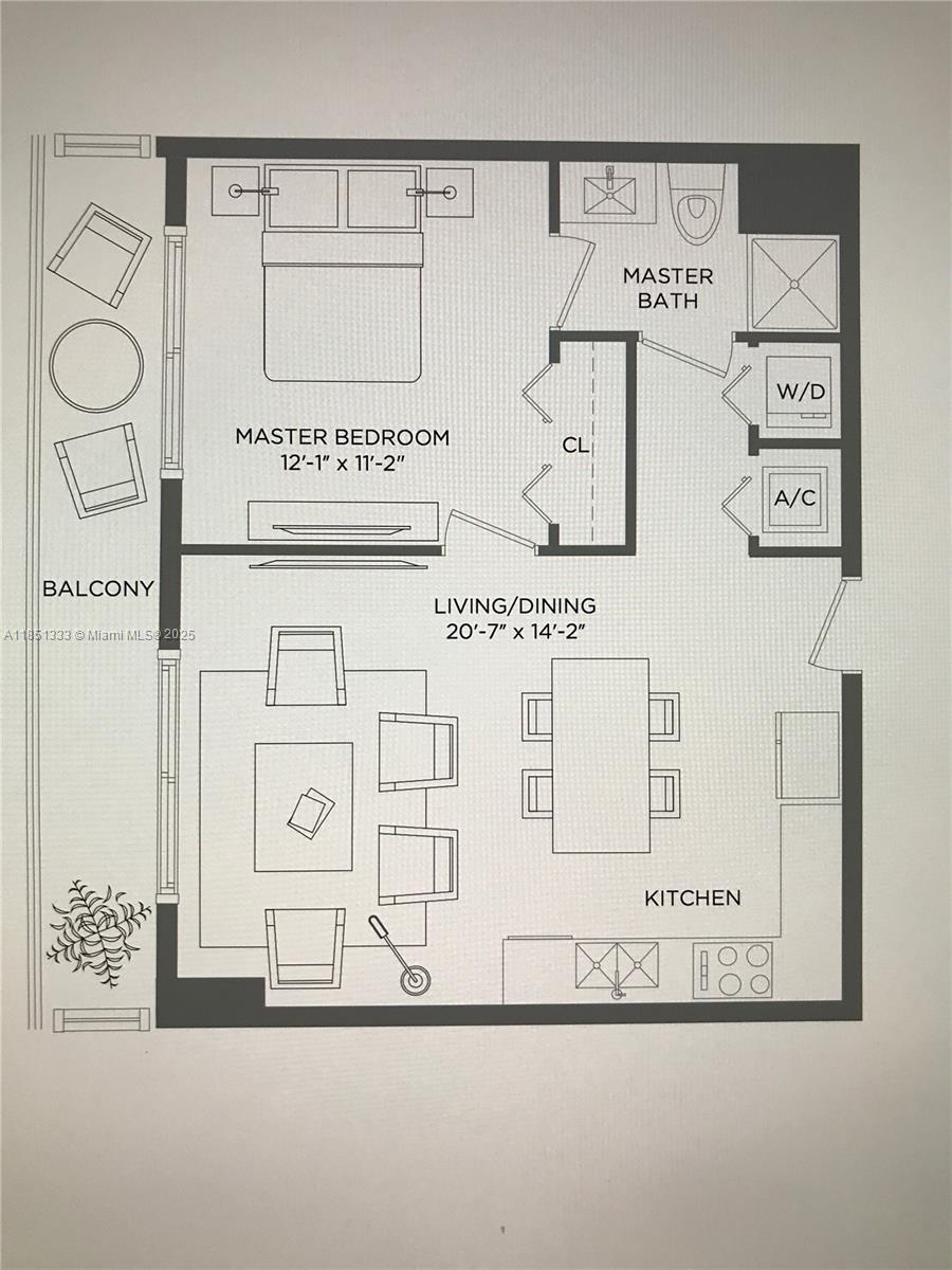55 SW 9th st #2207, Miami FL 33130