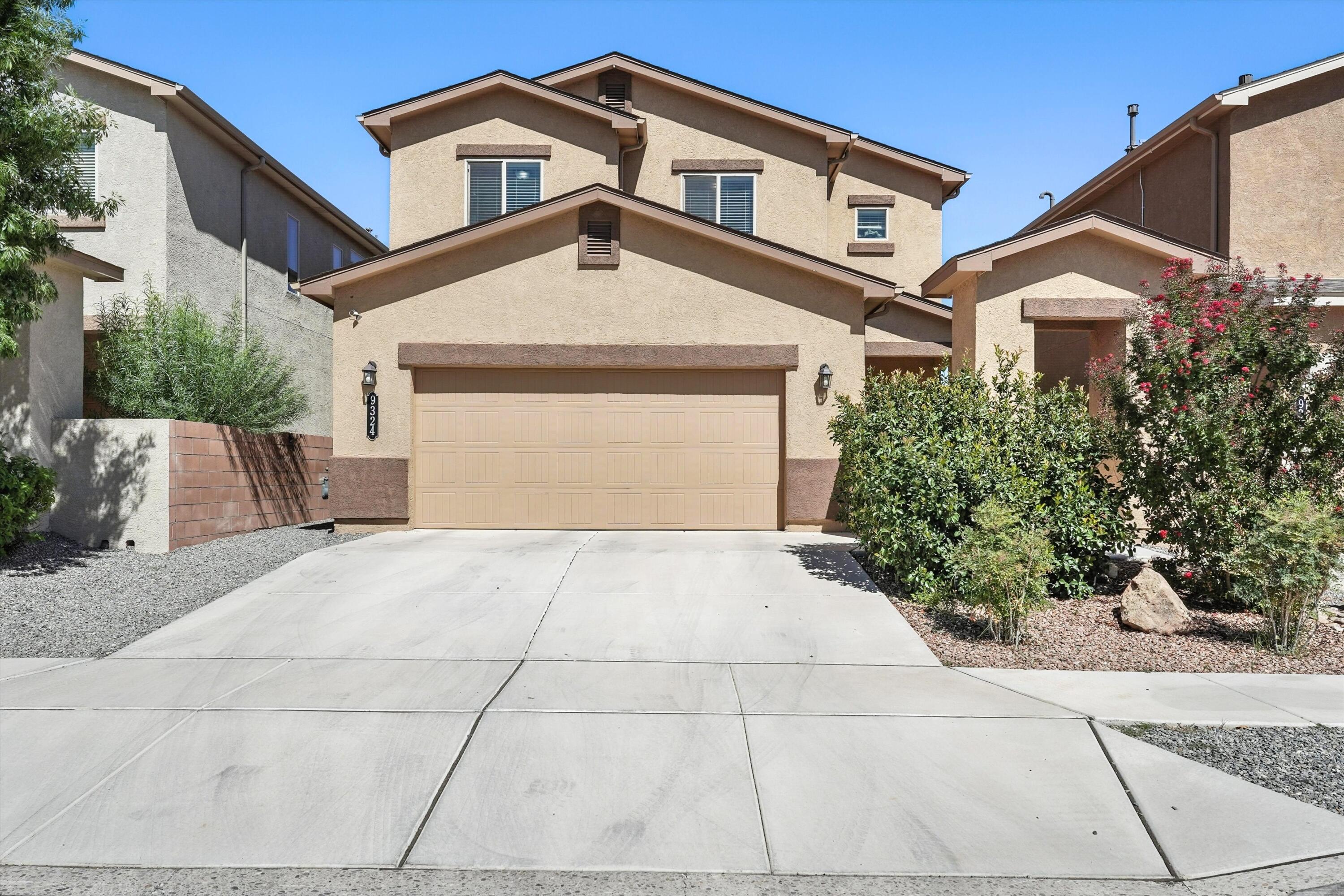 This well-maintained two-story DR Horton home offers a functional and inviting layout. The main level features a modern kitchen with granite countertops, an island, and a walk-in pantry--perfect for cooking and entertaining. The spacious primary suite includes a bathroom with dual sinks, an oversized walk-in shower, and a generous walk-in closet. Upstairs, you'll find a large family room, three additional bedrooms, a full bathroom, and a convenient laundry area. The upstairs carpet was replaced in 2022, and tile flooring runs throughout the main level. The backyard features low-maintenance rock landscaping, ideal for easy care.