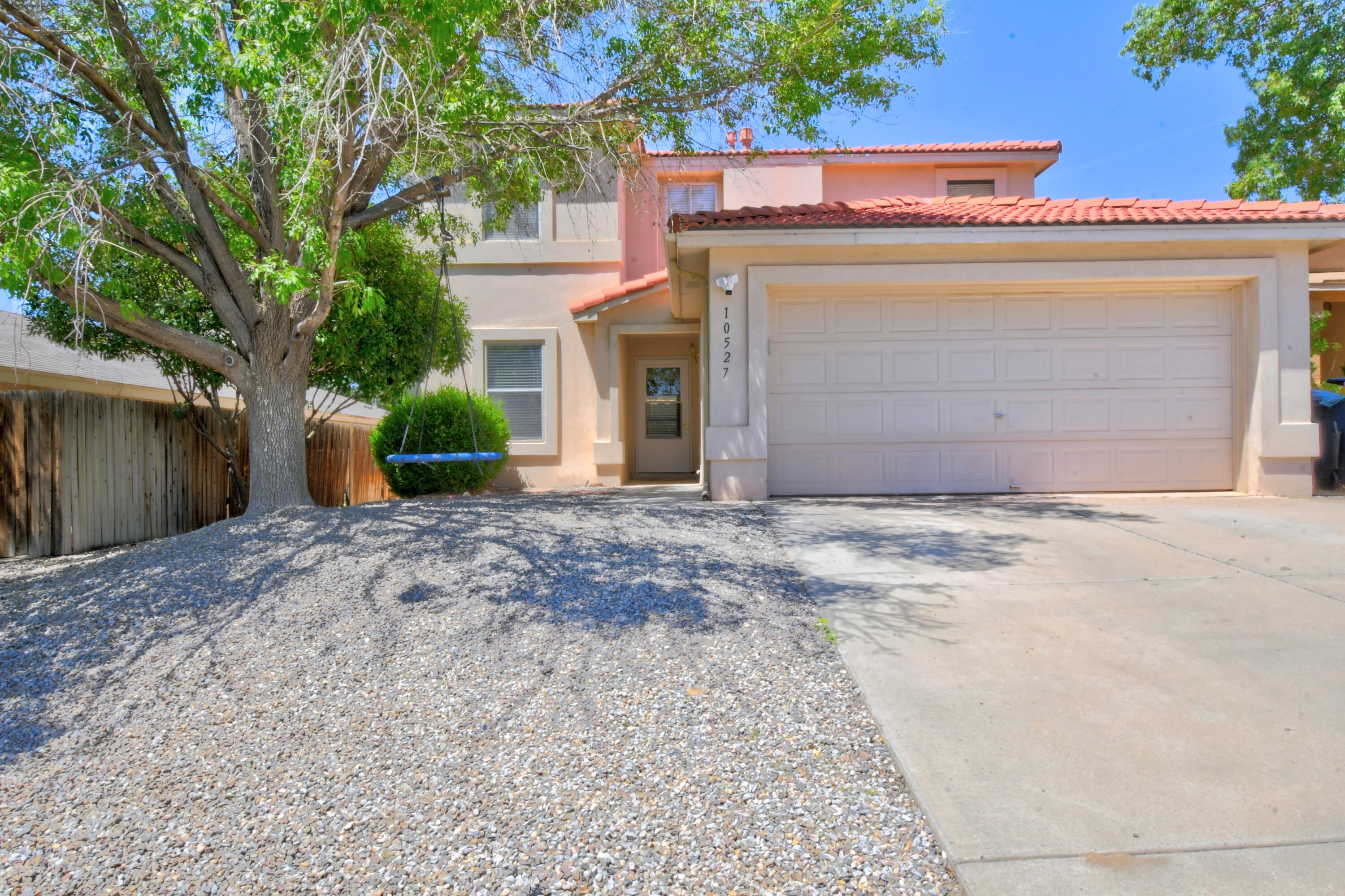Step into charm and comfort in this beautifully cared-for home in Tuscany Ridge Subdivision! This gem features 4 spacious bedrooms, 3 full baths, and a bonus secret hideaway tucked behind a bookshelf! The luxurious Primary Suite includes a relaxing garden tub and a walk-in closet. Enjoy a generous combined pantry and laundry room, plus an attic with tons of storage space. The backyard is full of potential- ready for your garden vision to bloom!  This home is full of character and functionality-don't miss it!