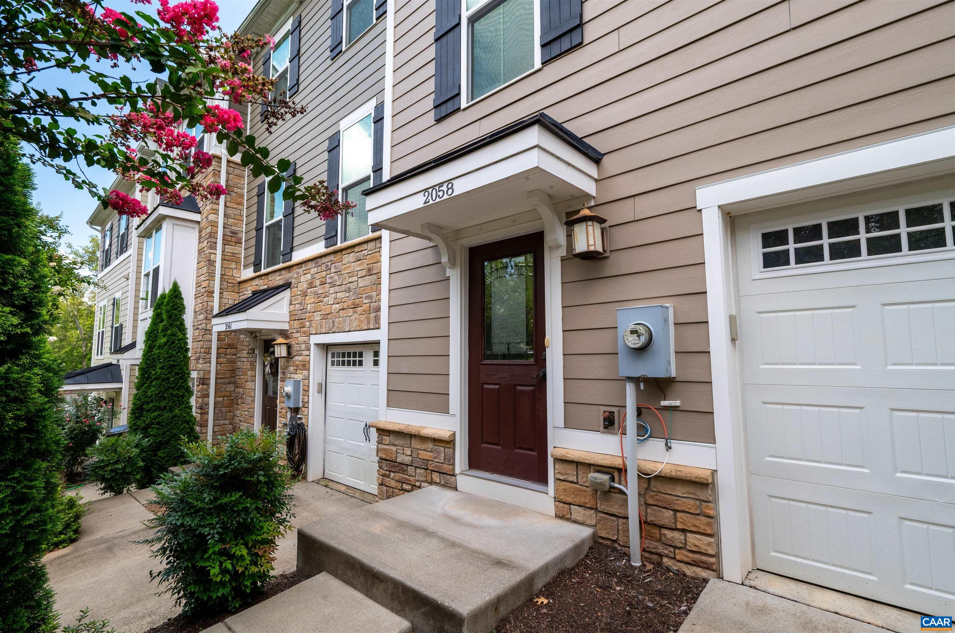 Beautiful Dunlora Forest Townhome – Minutes to Downtown Charlottesville This spacious 3-bedroom, 2 full bath, 2 half bath townhome offers style, comfort, and convenience in the sought-after Dunlora Forest community. The walk-in lower level features a versatile recreation room, a half bath, and a 1-car garage. The light-filled main level boasts an open floor plan with a stunning kitchen featuring granite countertops, stainless steel appliances, and a large island with plenty of seating – perfect for casual dining or entertaining. Walkout from the main level to the porch with stairs to the ground level. Upstairs, you’ll find a generous primary suite with a walk-in closet and an ensuite bath with soaking tub and separate tiled shower. Two additional bedrooms, a second full bath, and a convenient laundry area complete the upper level. Dunlora Forest offers a prime location just minutes from downtown Charlottesville, UVA, shopping, and dining. Short distance to Pen Park for golf, walking trails, and outdoor recreation. Don’t miss this opportunity to own a home in one of Charlottesville’s most desirable communities!