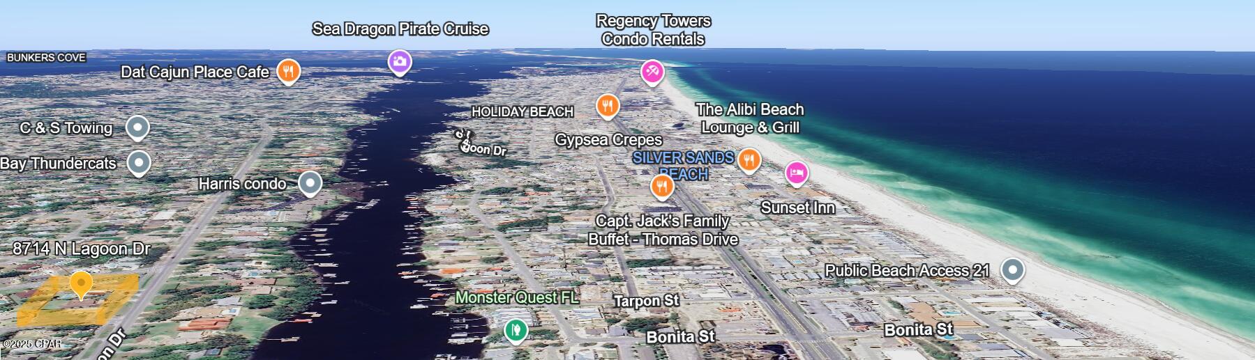 Details for 8714 Lagoon Drive, Panama City Beach, FL 32408