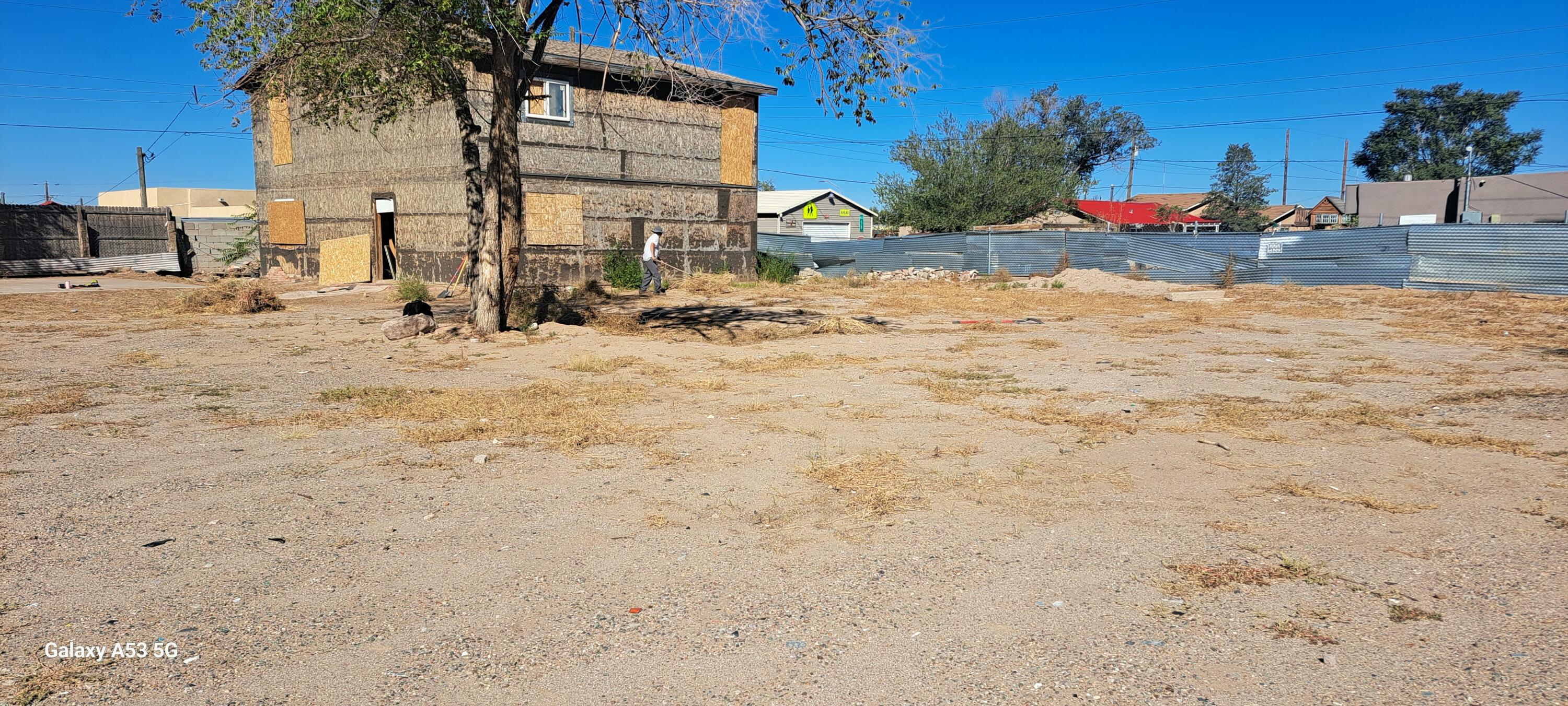 Great investment opportunity welcome this home is on .24 acre, 1,969'sq in living space 5 bedrooms large kitchen and good size bedrooms, could be a second living area instead of bedroom, Designs by Ron Montoya if you wanted any changes, it is possible. Bernalillo County zoning and planning are reviewing the plans and Building permit has been paid for, survey is recorded, site, and new floor plan are available, sewer and water are in front of property in meter box, gas was once on property. come make this your new home.